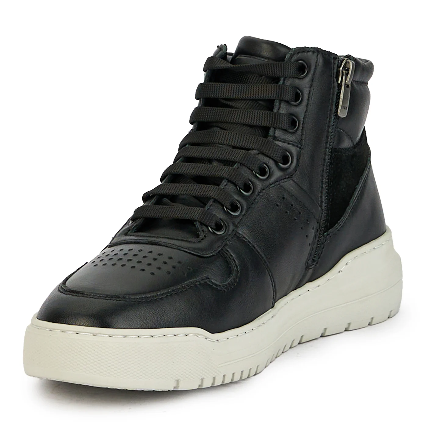 Ghete barbati din piele naturala negru 7824 - Image 3