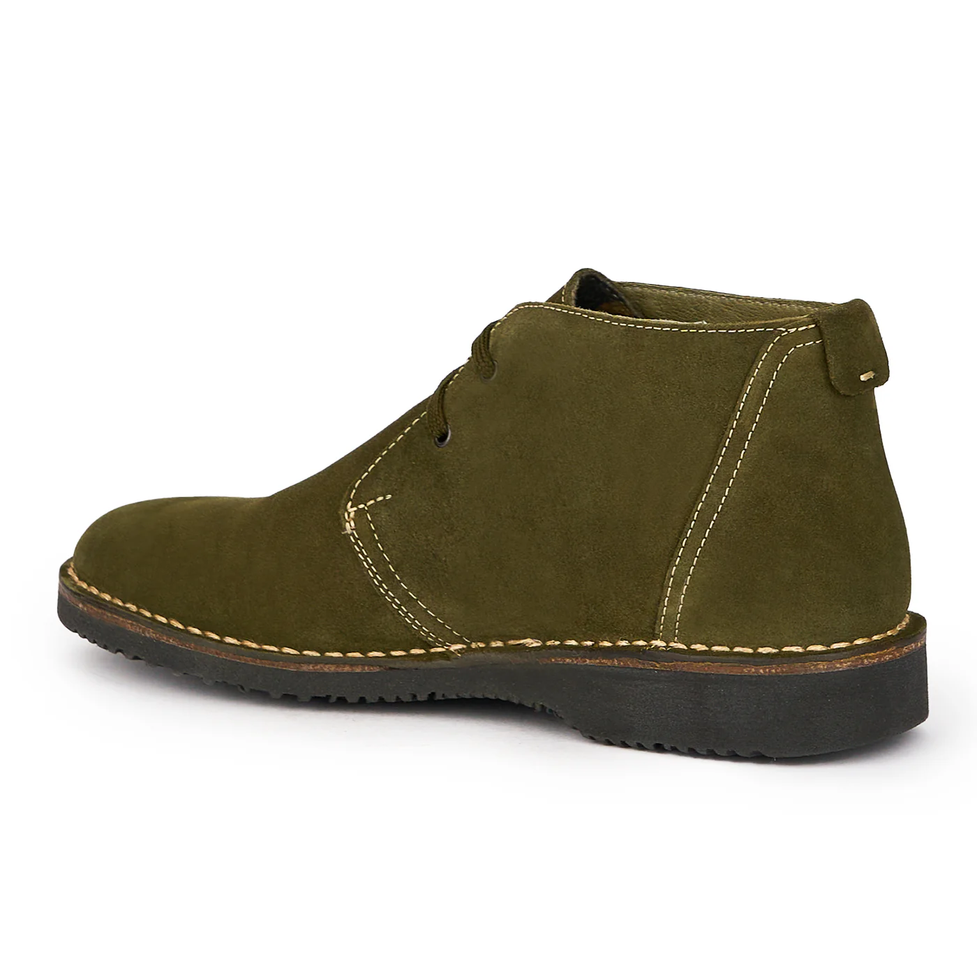 Ghete barbati din piele naturala verde kaki 7685 - Image 2