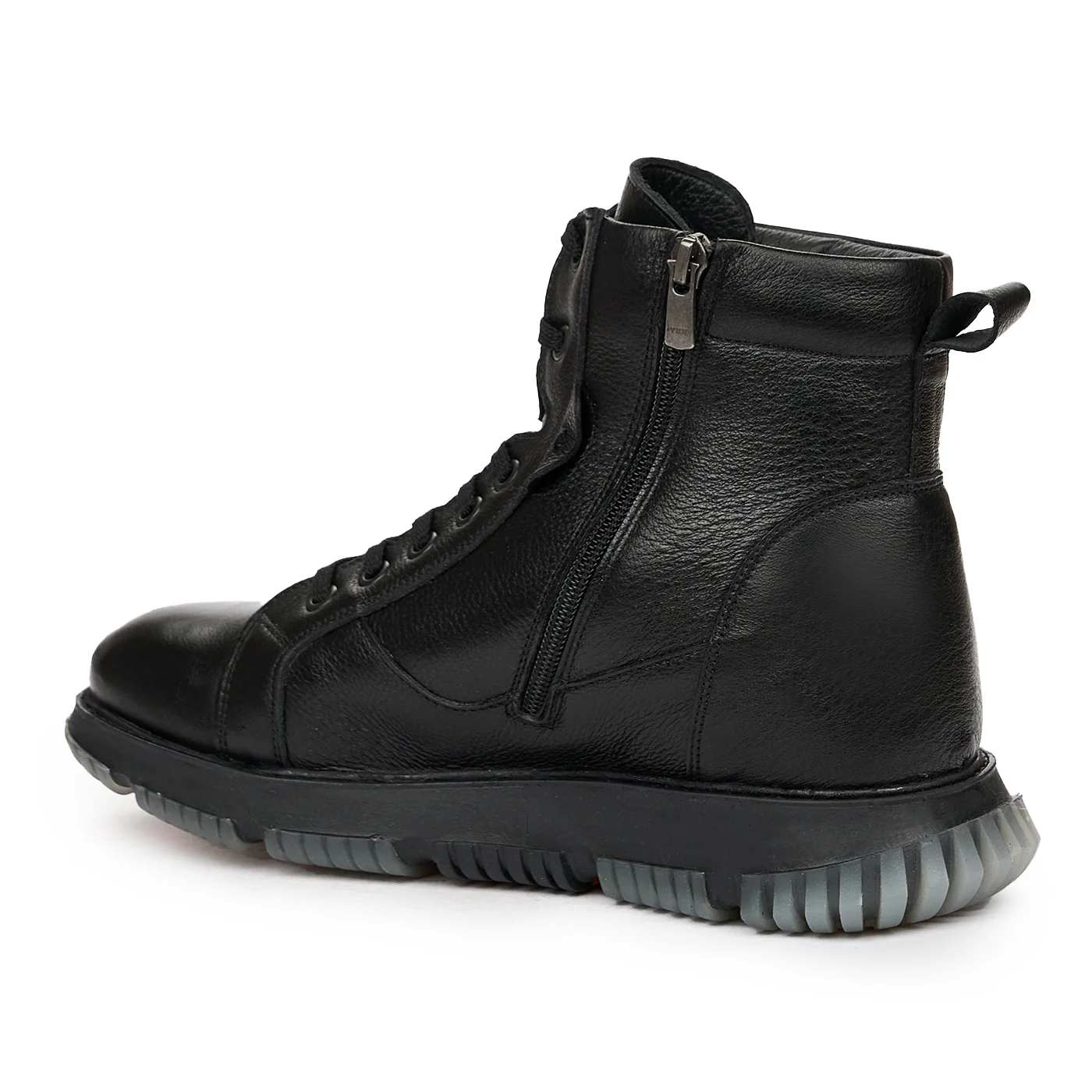 Ghete Barbati Elegante Negre din Piele Naturala 7182 - Image 3