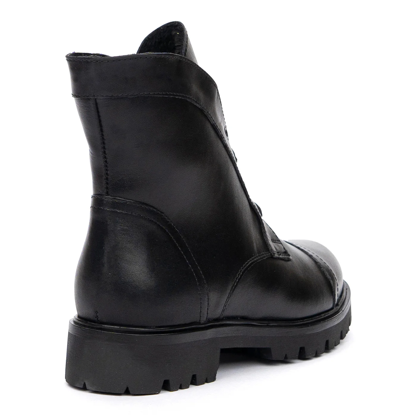 Ghete cu Toc Mic Dama din Piele Naturala Casual 8469 - Image 2