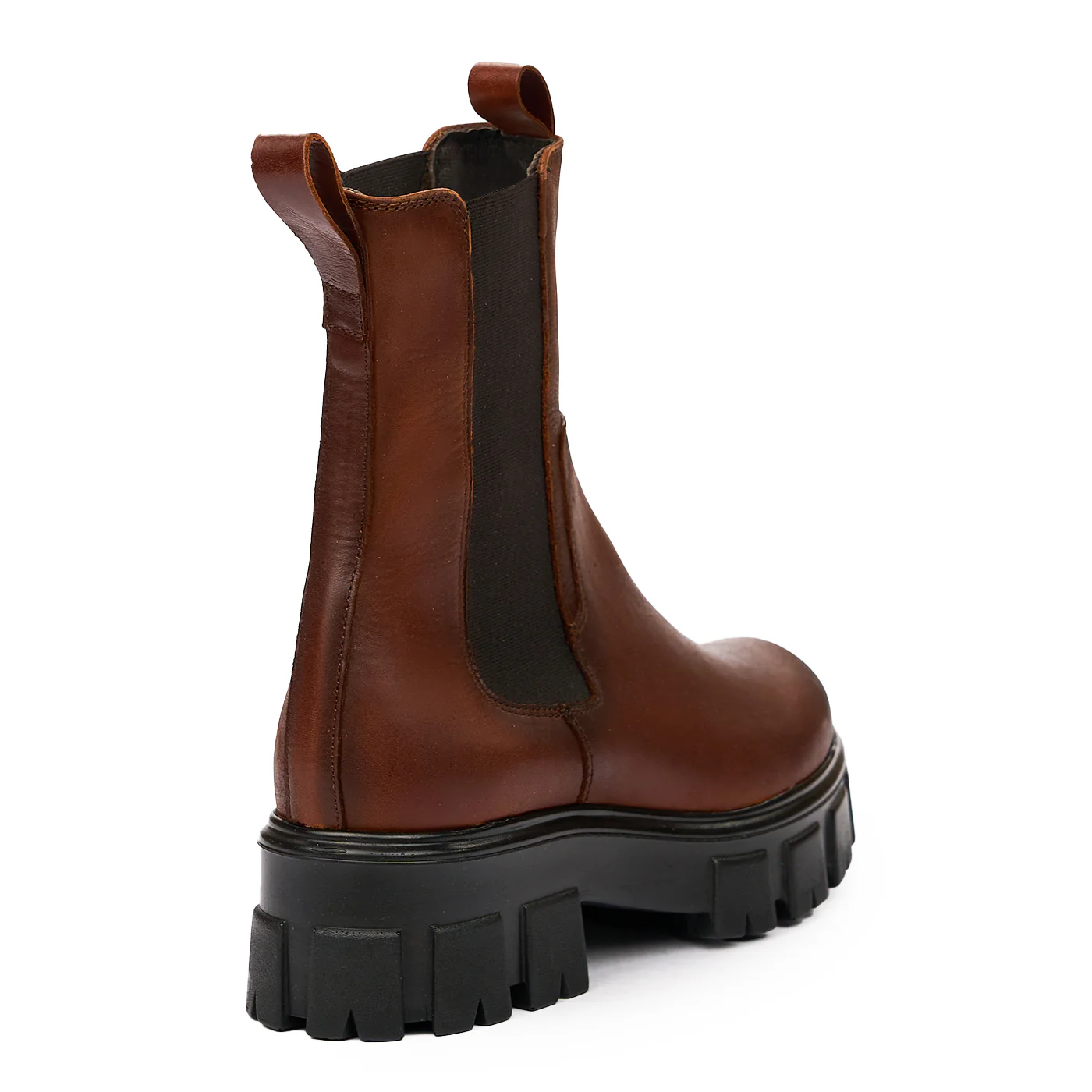 Ghete dama din piele naturala maro 8220 - Image 2