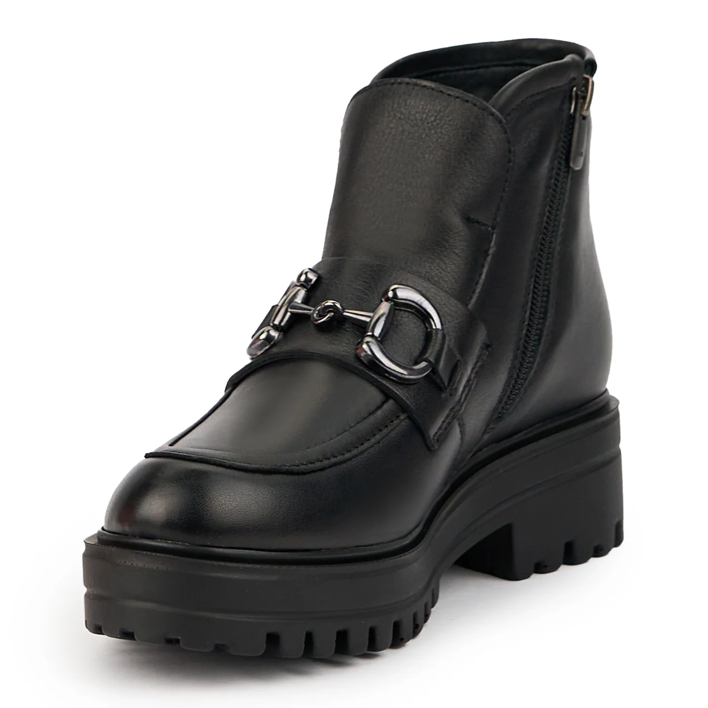 Ghete dama din piele naturala neagra 14700 - Image 3