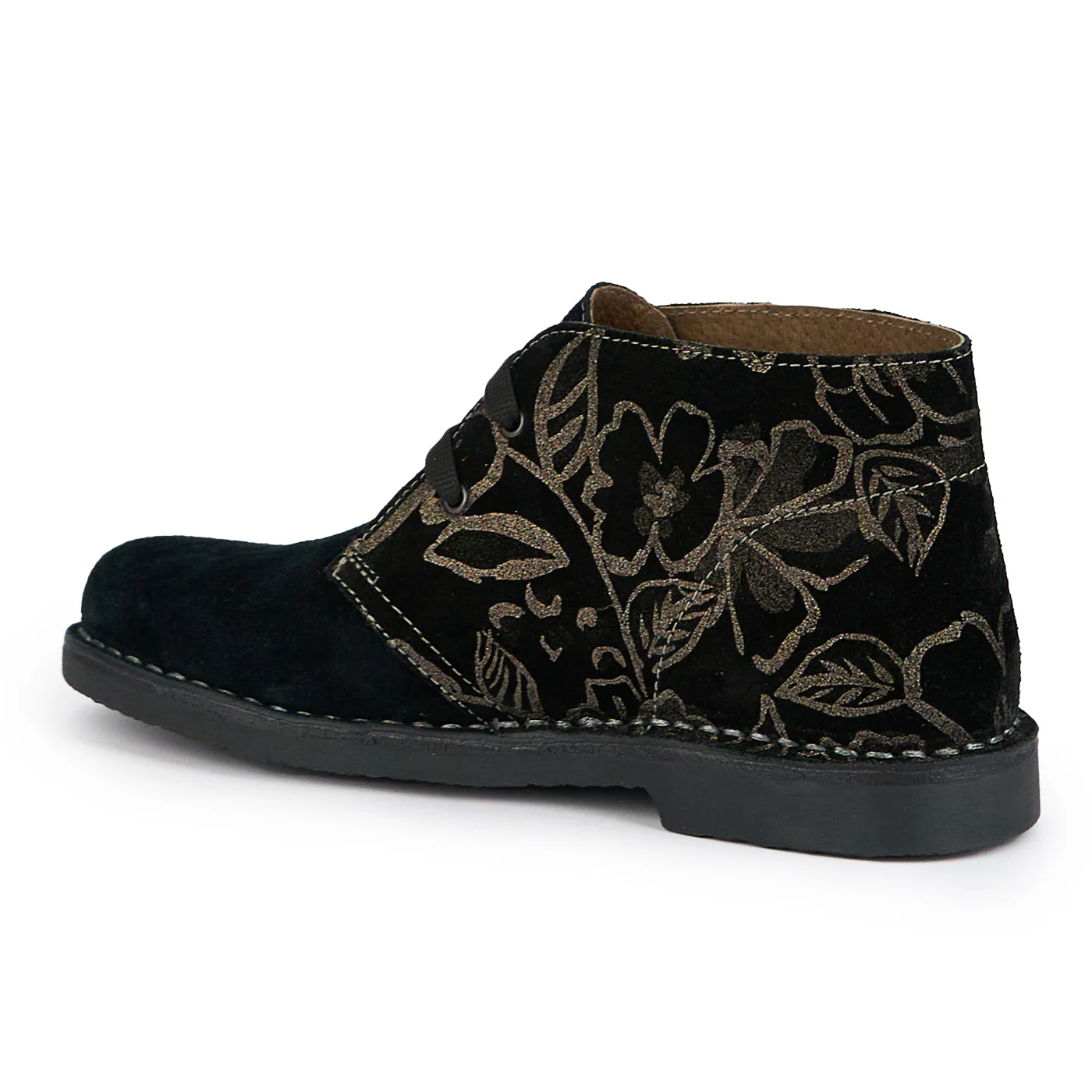 Ghete dama din piele naturala neagra 15184 - Image 2