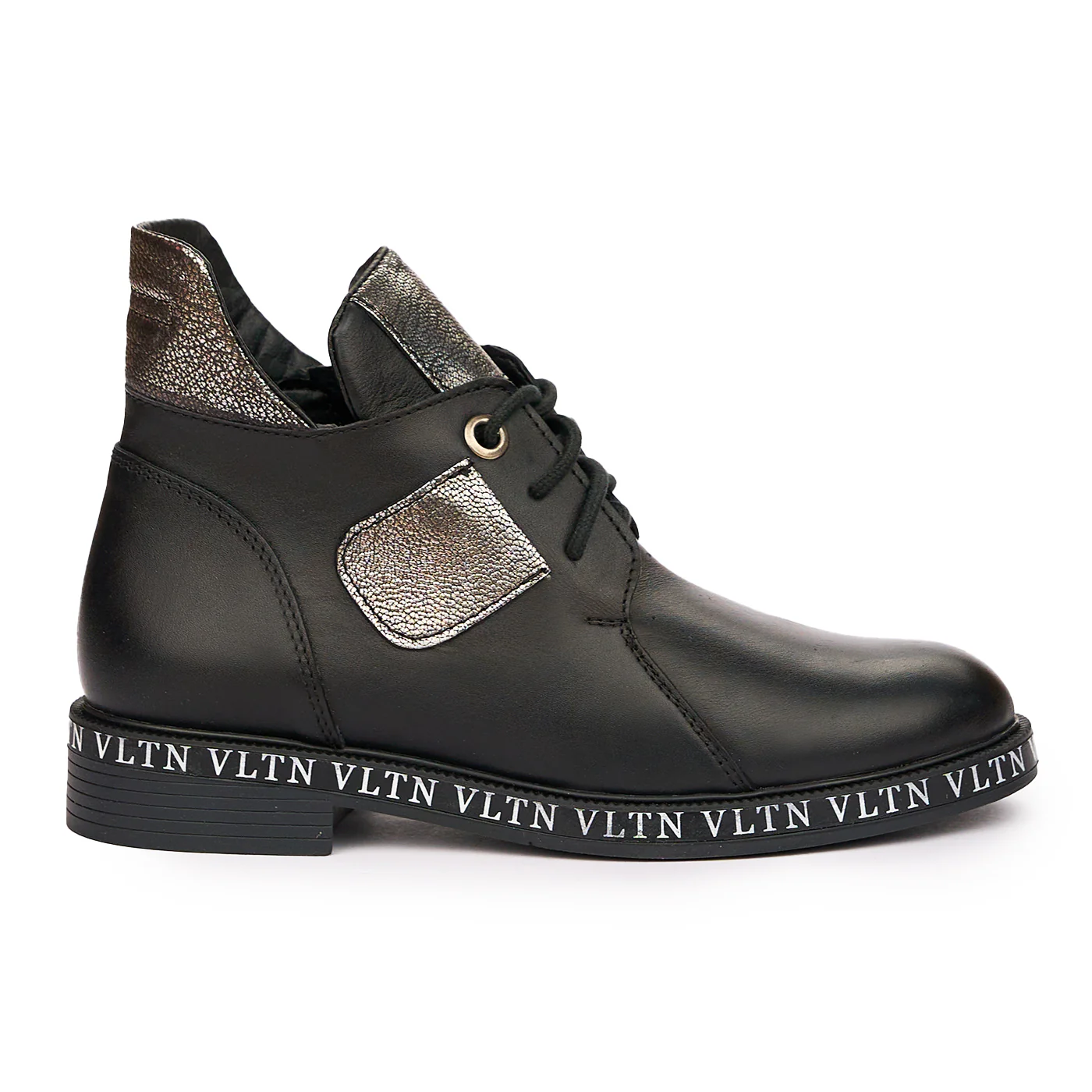 Ghete dama din piele naturala neagra 3963