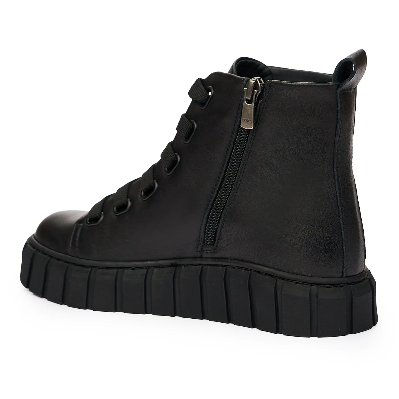 Ghete dama din piele naturala neagra 8168 - Image 3