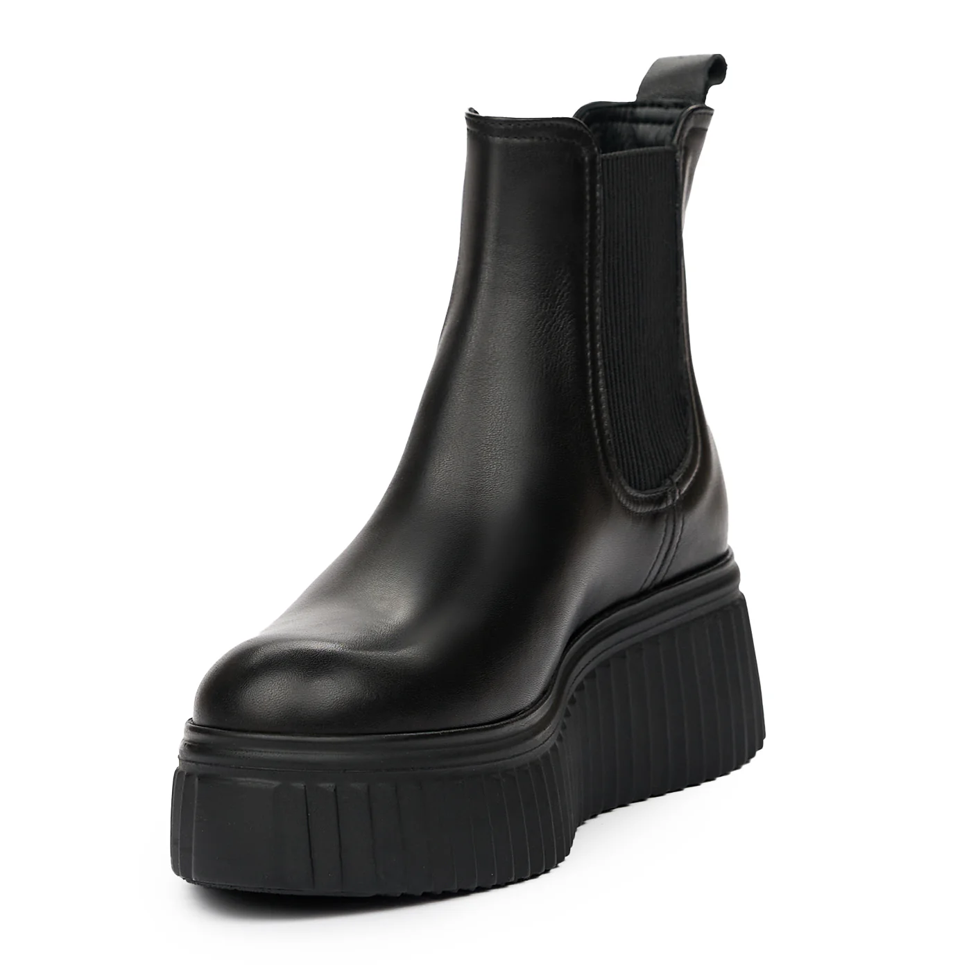 Ghete dama din piele naturala neagra 8185 - Image 4