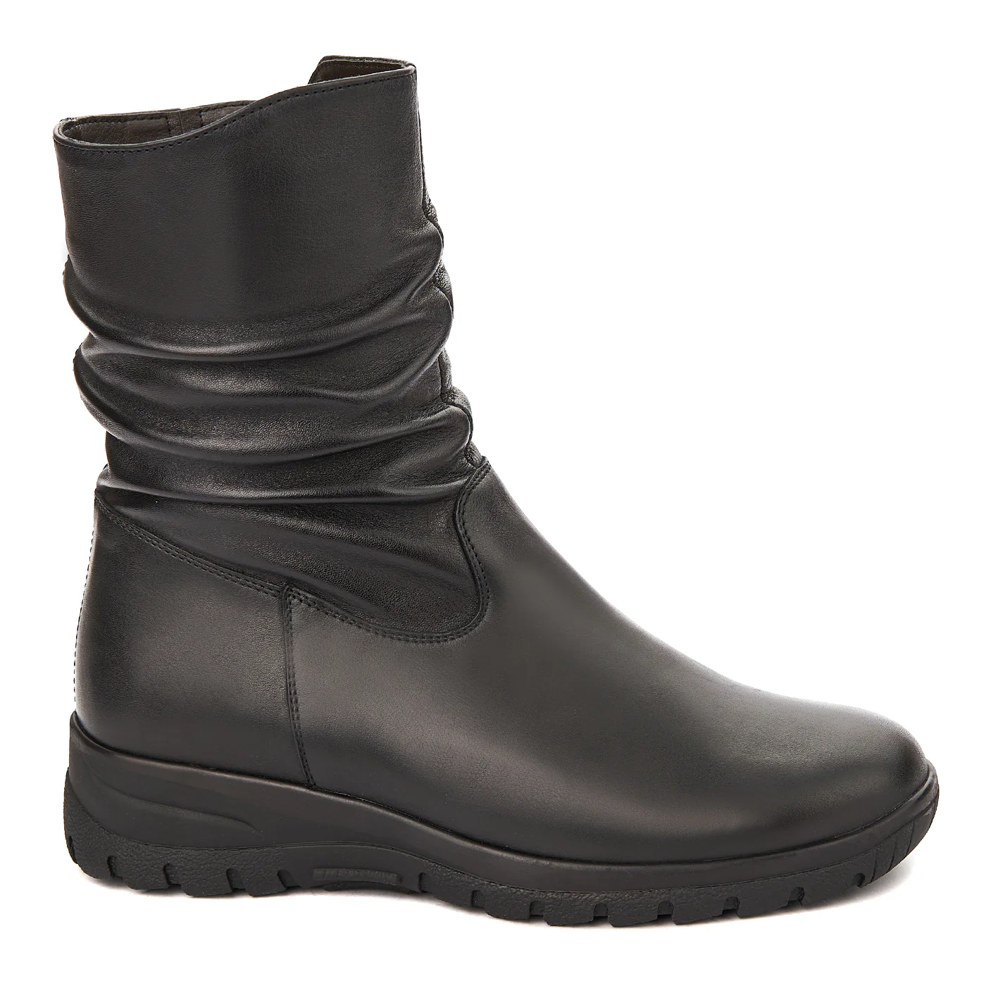 Ghete dama din piele naturala negre 3744