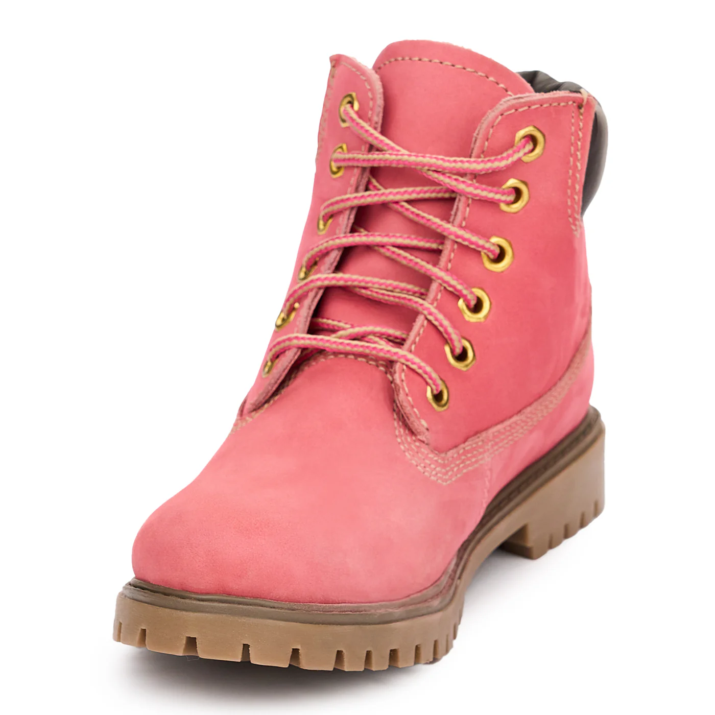 Ghete dama din piele naturala roz 12968 - Image 3