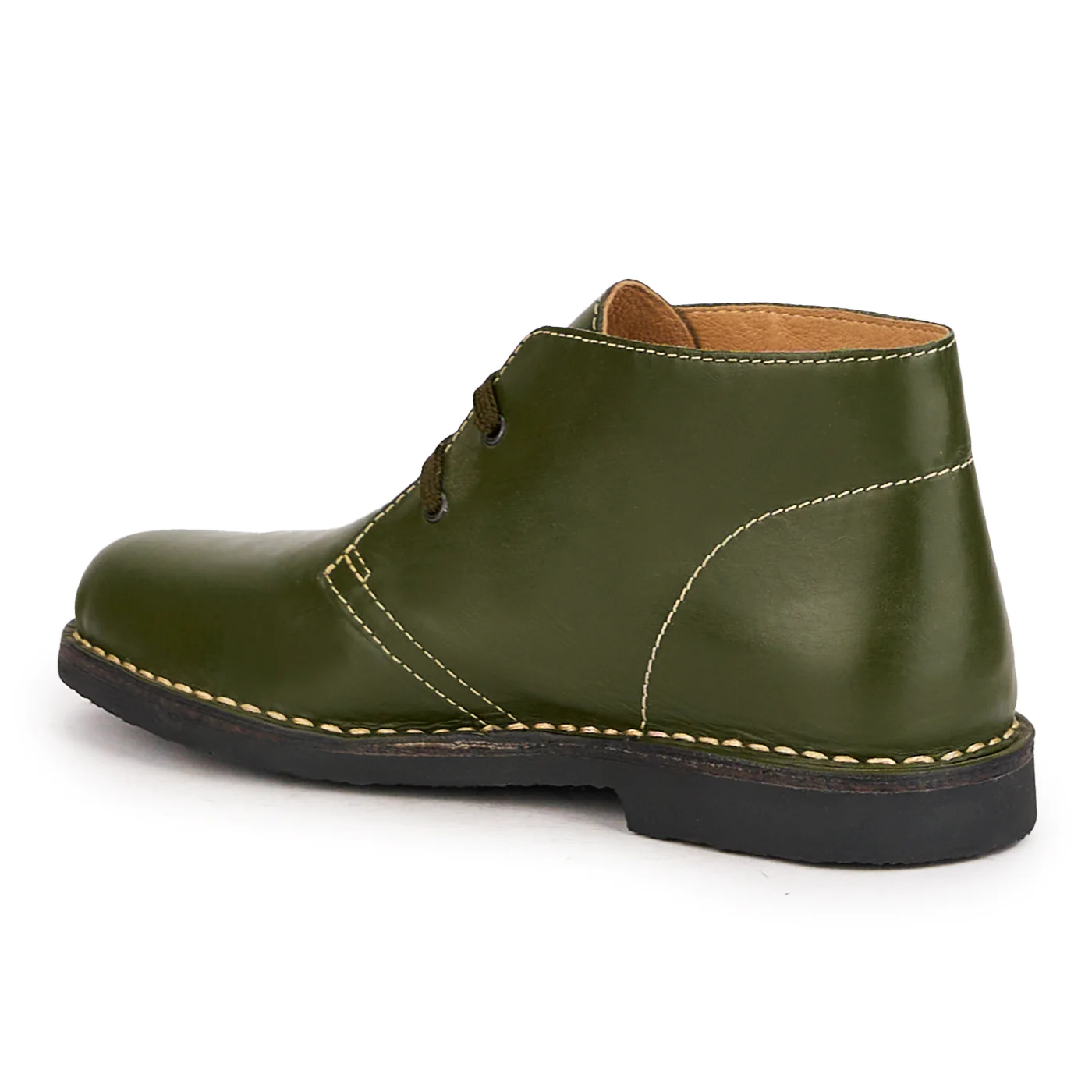 Ghete dama din piele naturala verde 16656 - Image 2