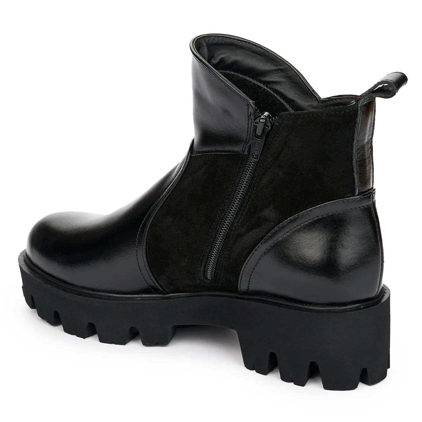 Ghete Dama Piele de Iarna Casual Negre 12174 - Image 2