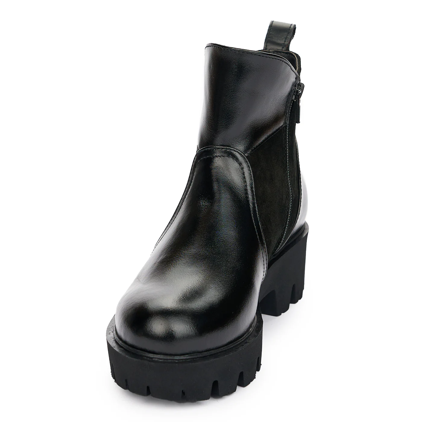 Ghete Dama Piele de Iarna Casual Negre 12174 - Image 3