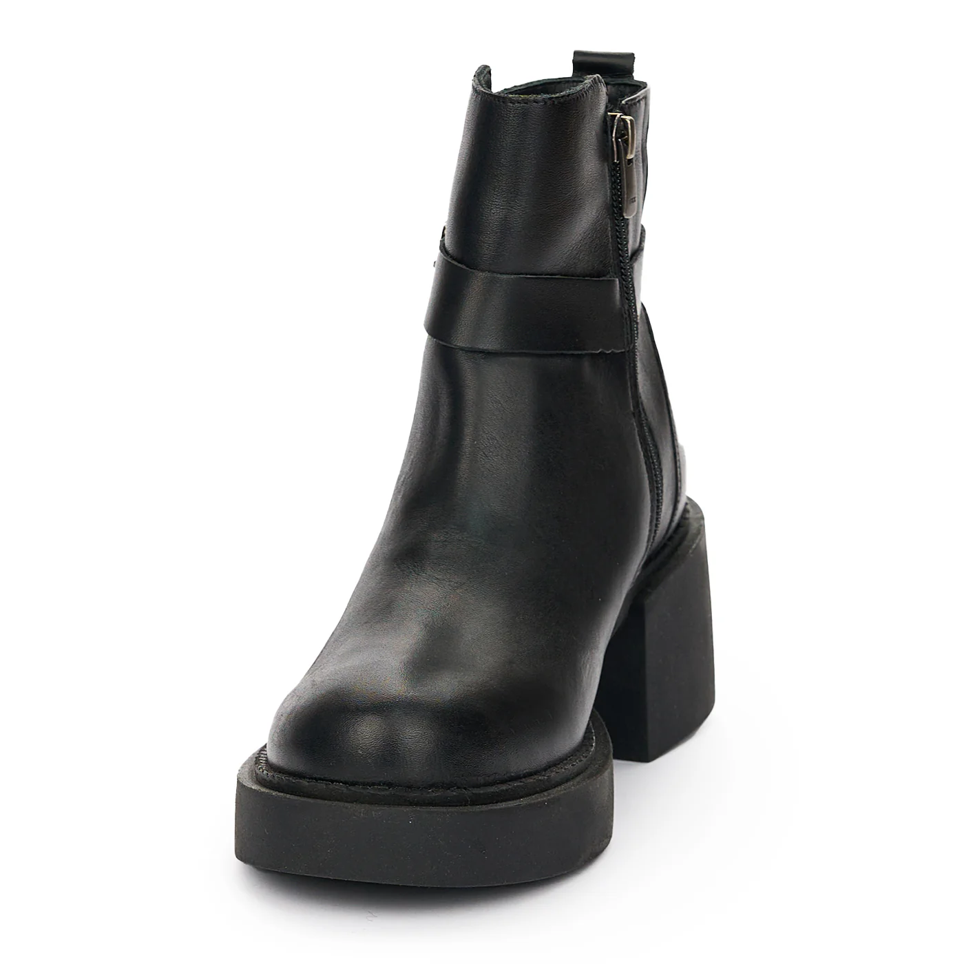 Ghete Dama Piele Naturala Talpa Groasa Casual 12392 - Image 3