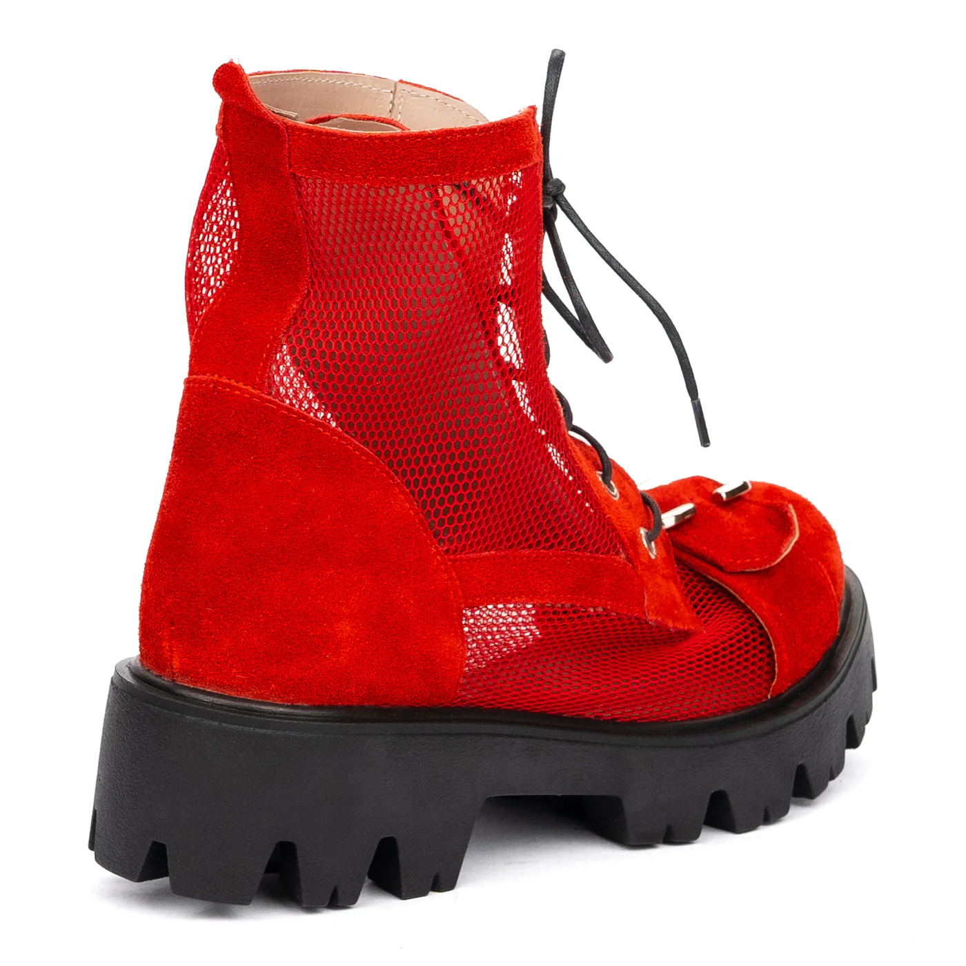 Ghete Dama Rosii din Piele Naturala 8657 - Image 2