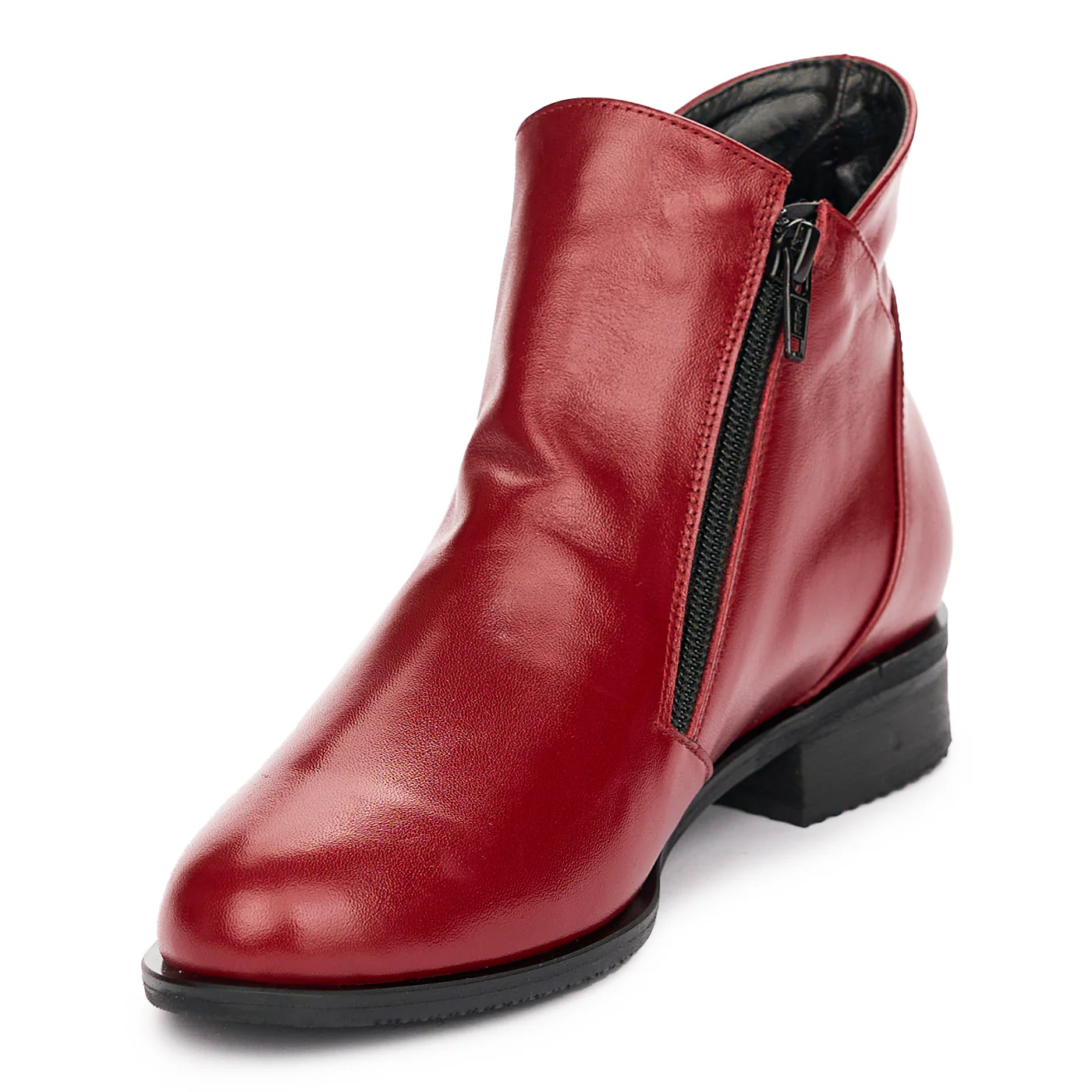 Ghete Dama  Piele Naturala Talpa 3 Cm Casual 10888 - Image 3