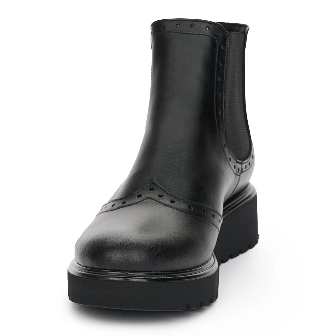 Ghete de Dama de Piele Naturala Negre Casual 12357 - Image 3