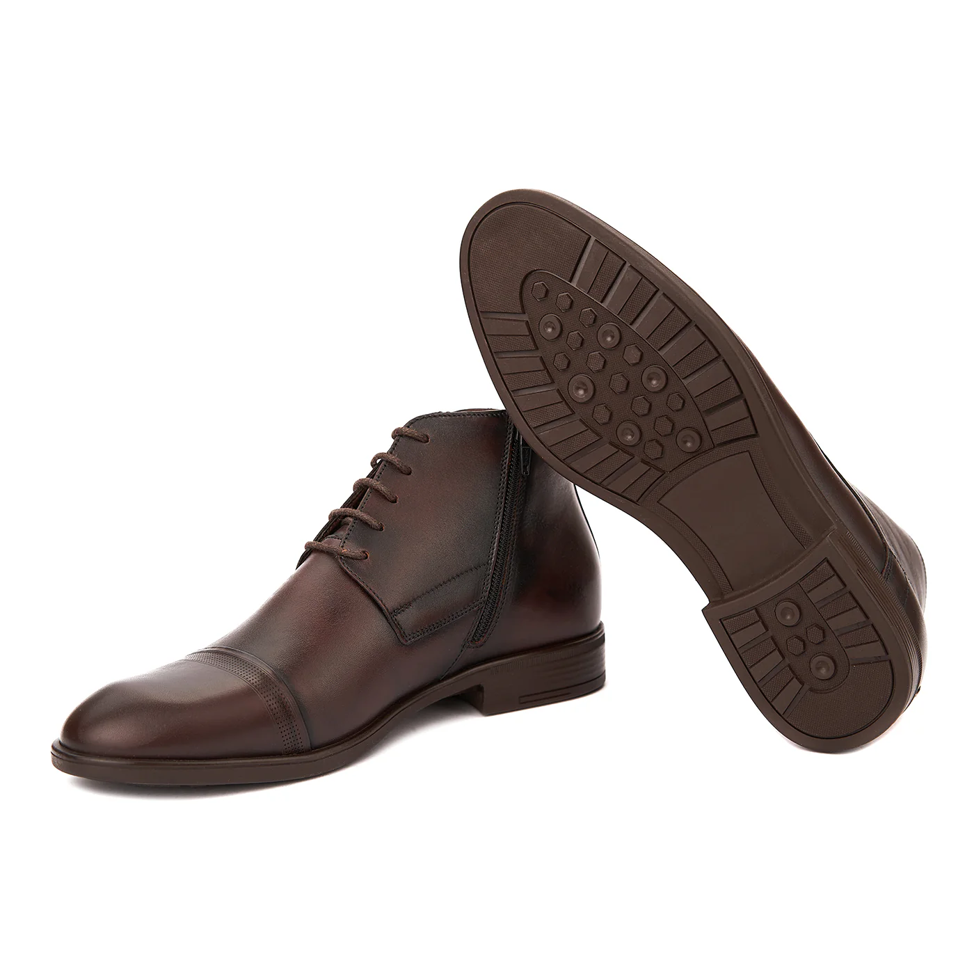 Ghete de Piele Bărbați Maro 1090 - Image 2
