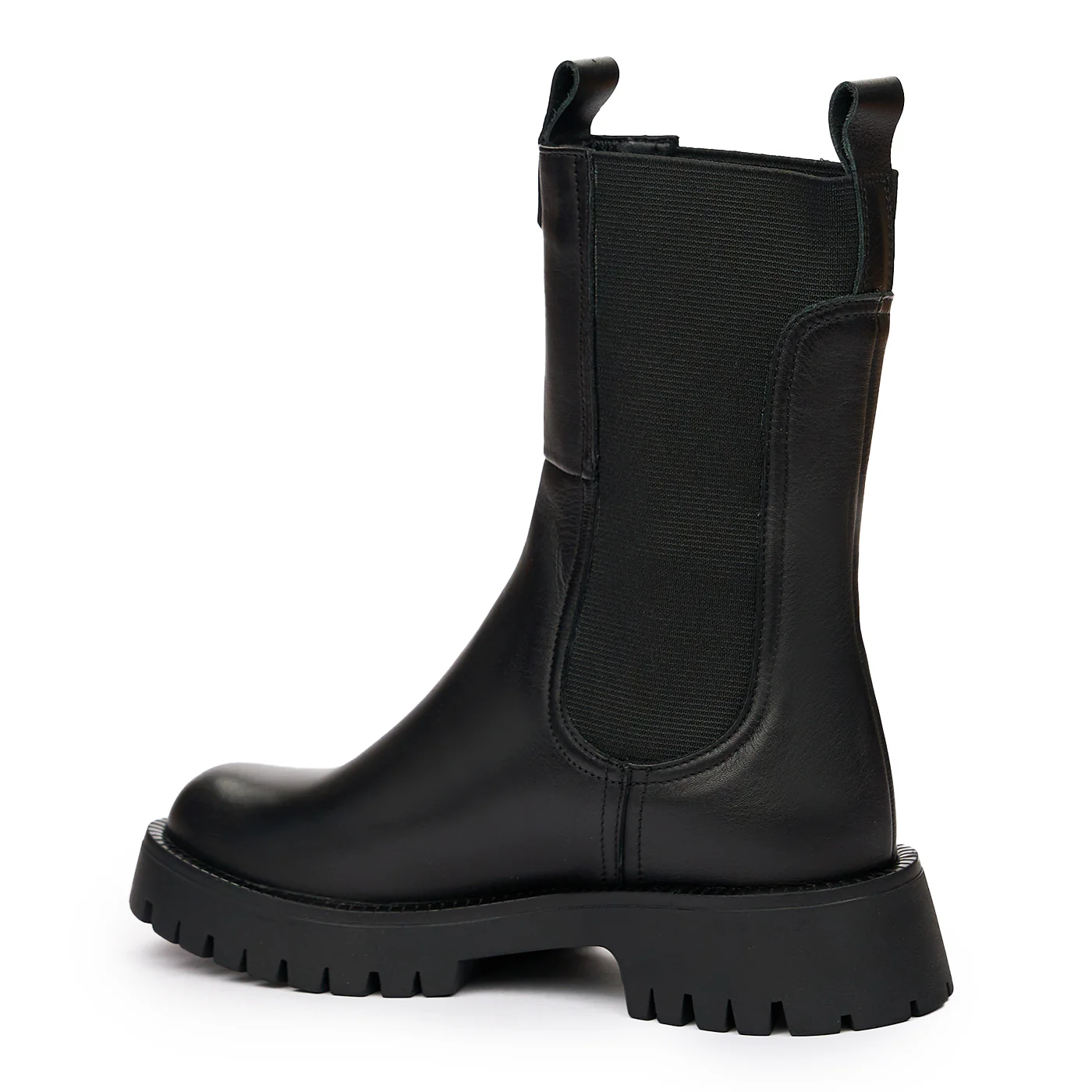Ghete de Toamna Dama Piele Naturala Neagra (Toamna-Iarna) 8224 - Image 3