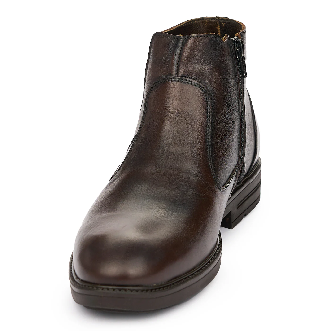 Ghete din Piele Naturala Barbati Maro 7351 - Image 3