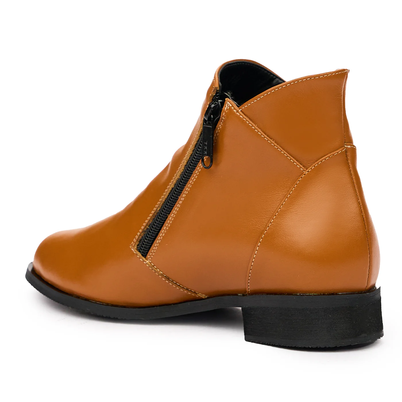 Ghete din piele naturala maro 6517 - Image 3