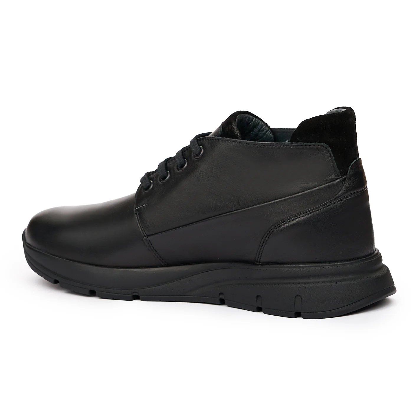Ghete din Piele Naturala negre 7143 - Image 3