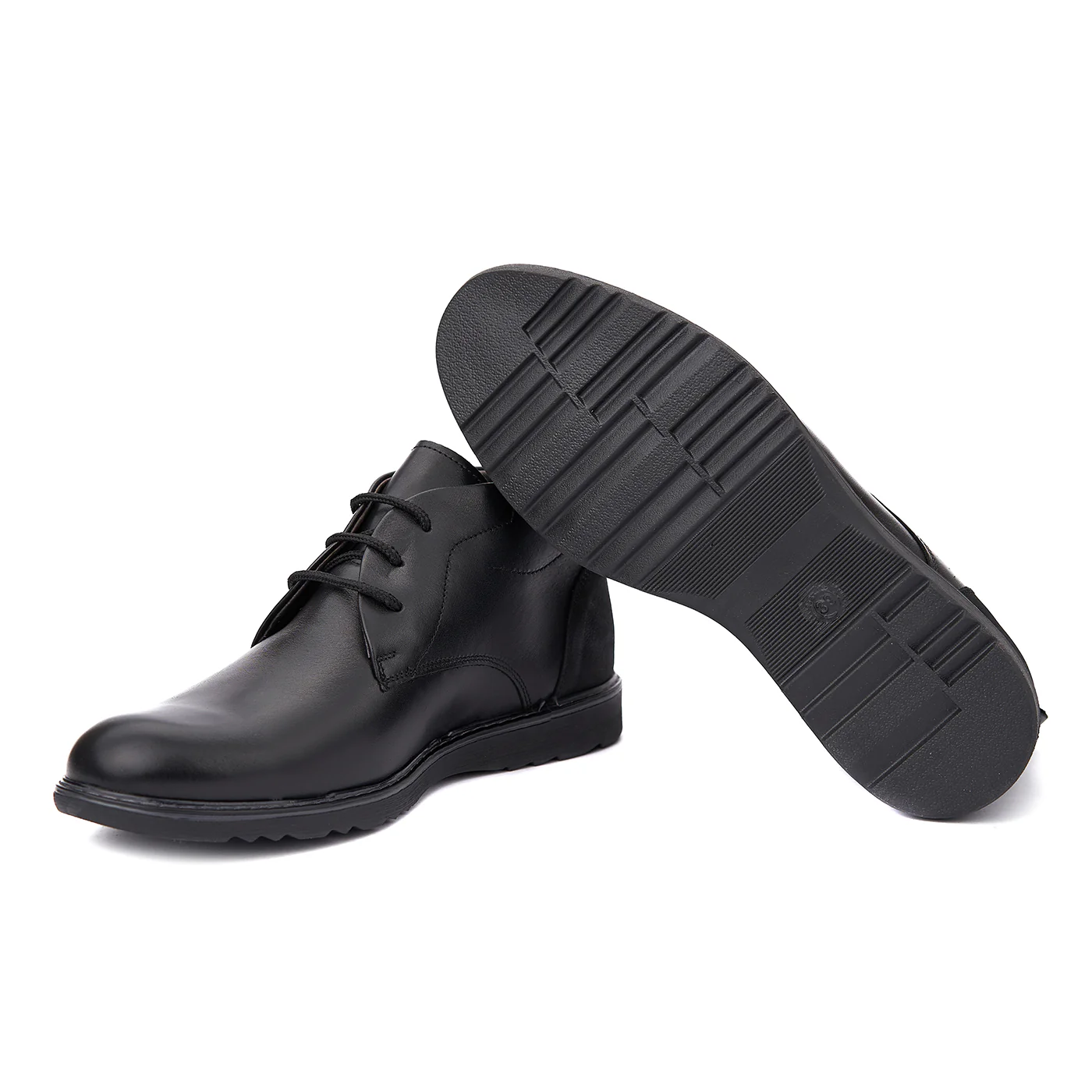 Ghete din Piele Naturala Neagra 1048 - Image 3