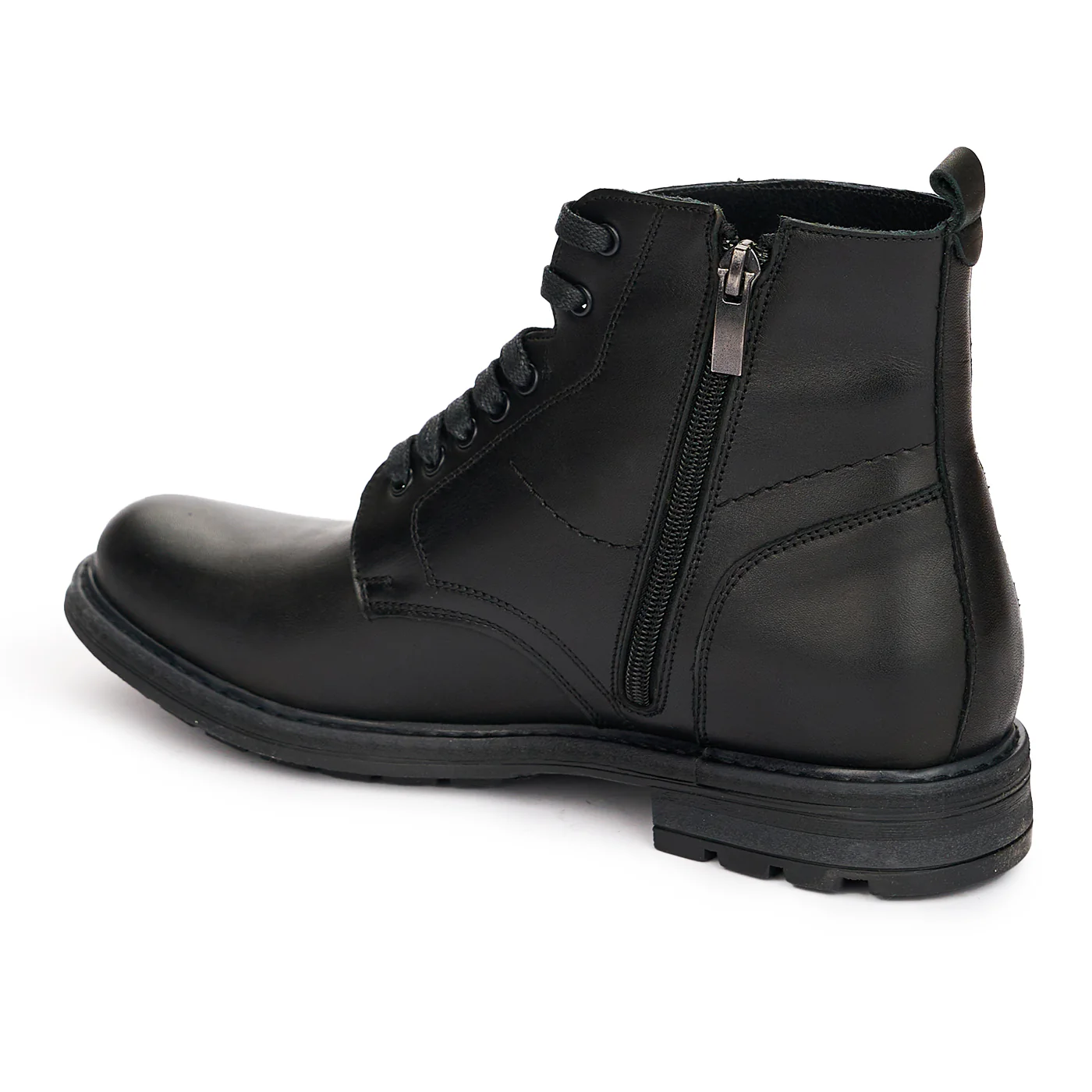 Ghete Negre Piele Barbati 7354 - Image 2