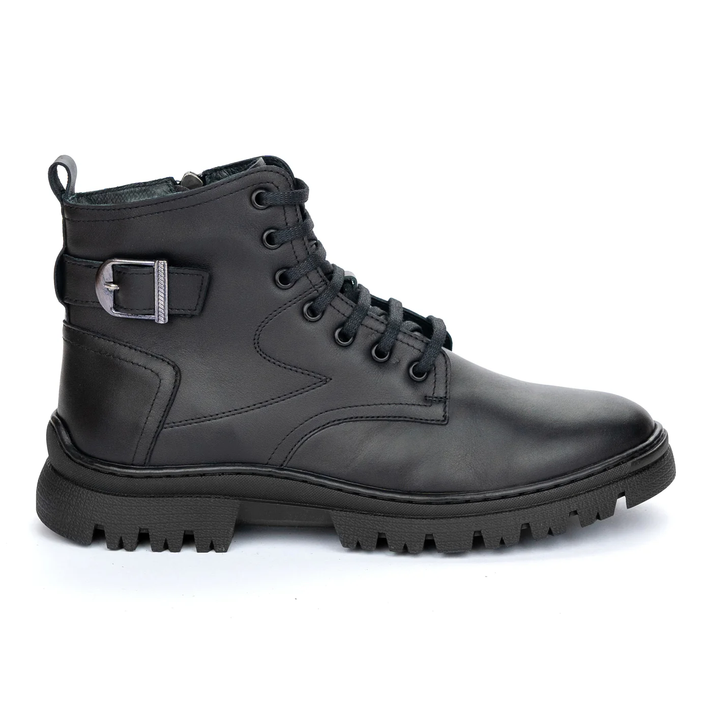 Ghete Piele Barbati Iarna Negre 7363