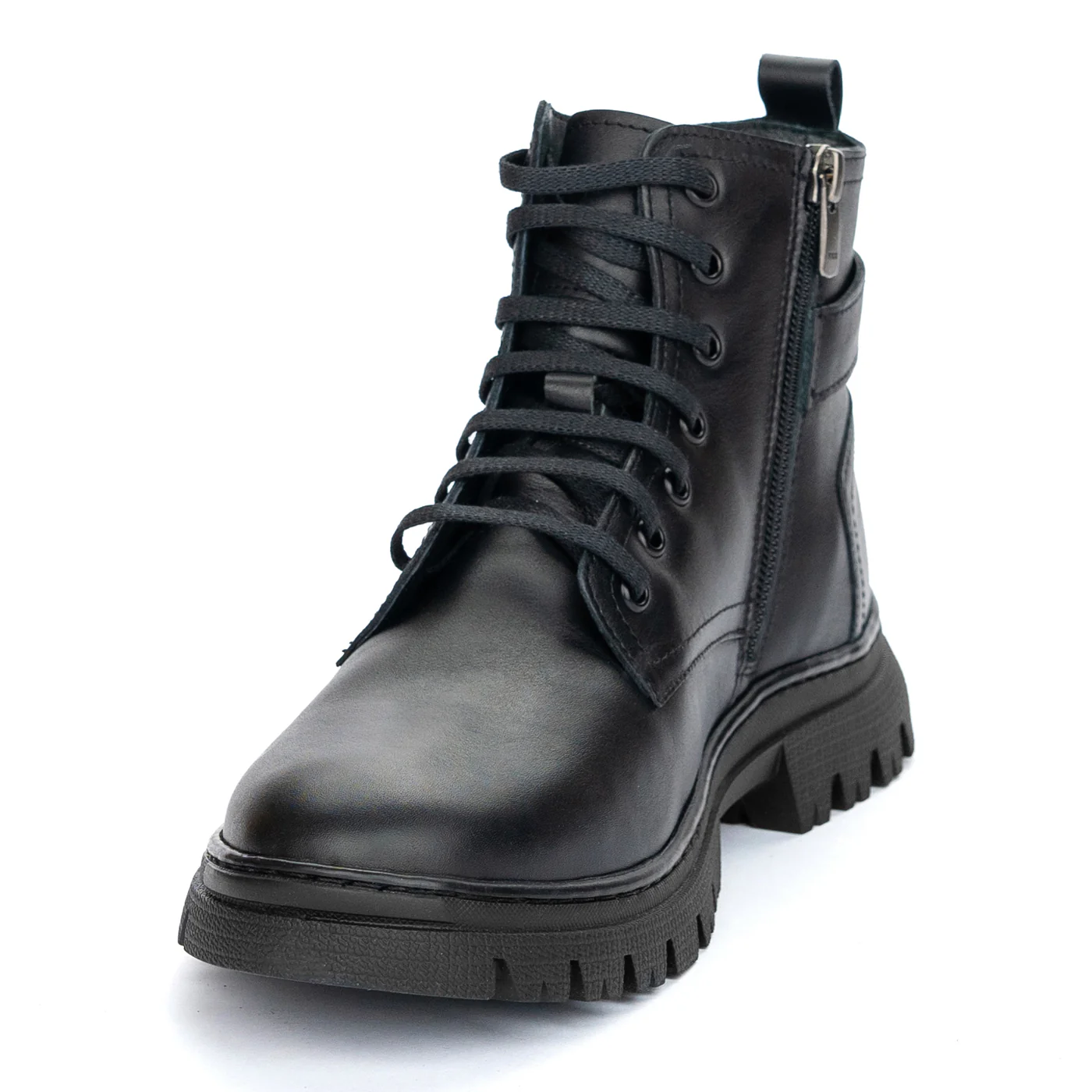 Ghete Piele Barbati Iarna Negre 7363 - Image 3