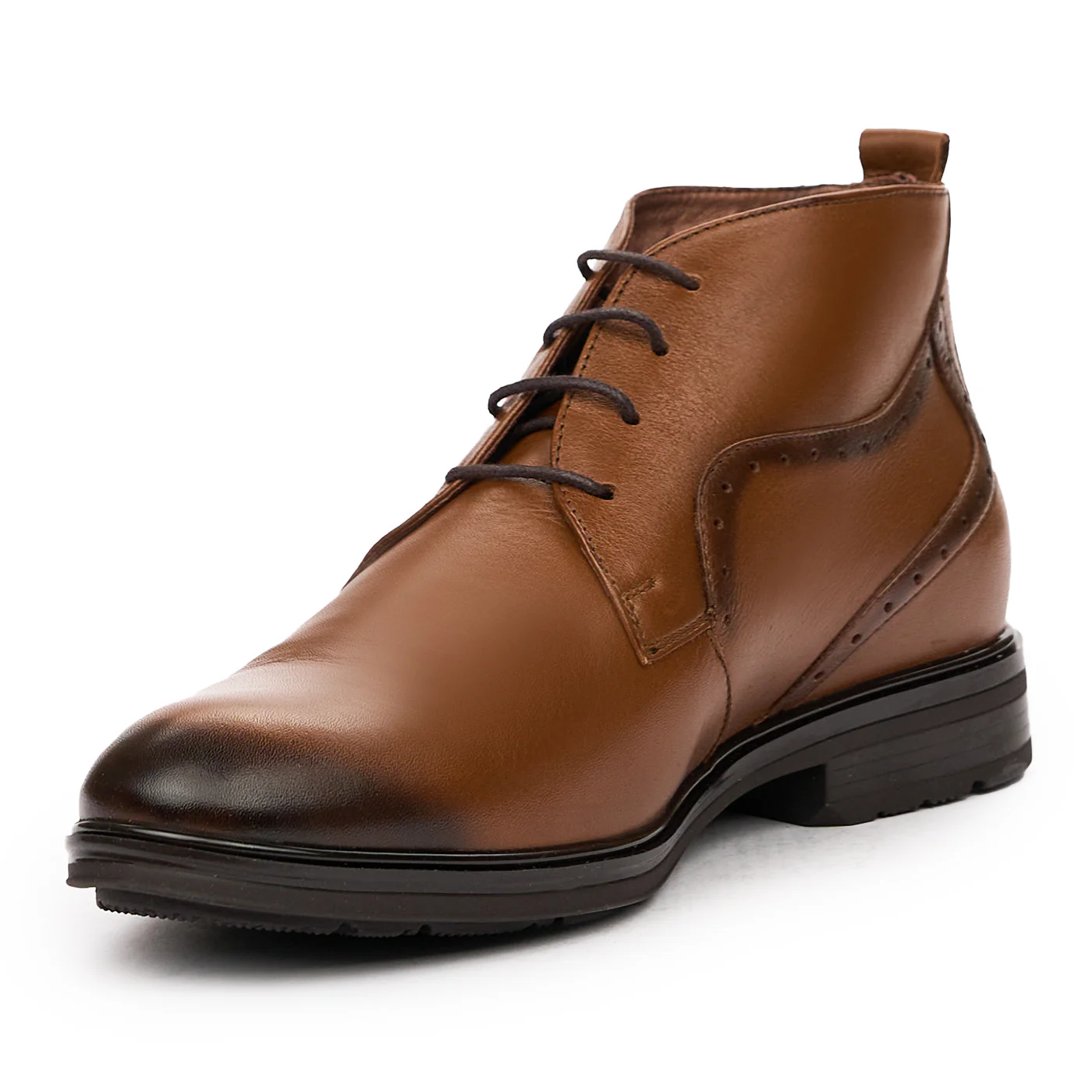 Ghete Piele Bărbați Maro 7164 - Image 4