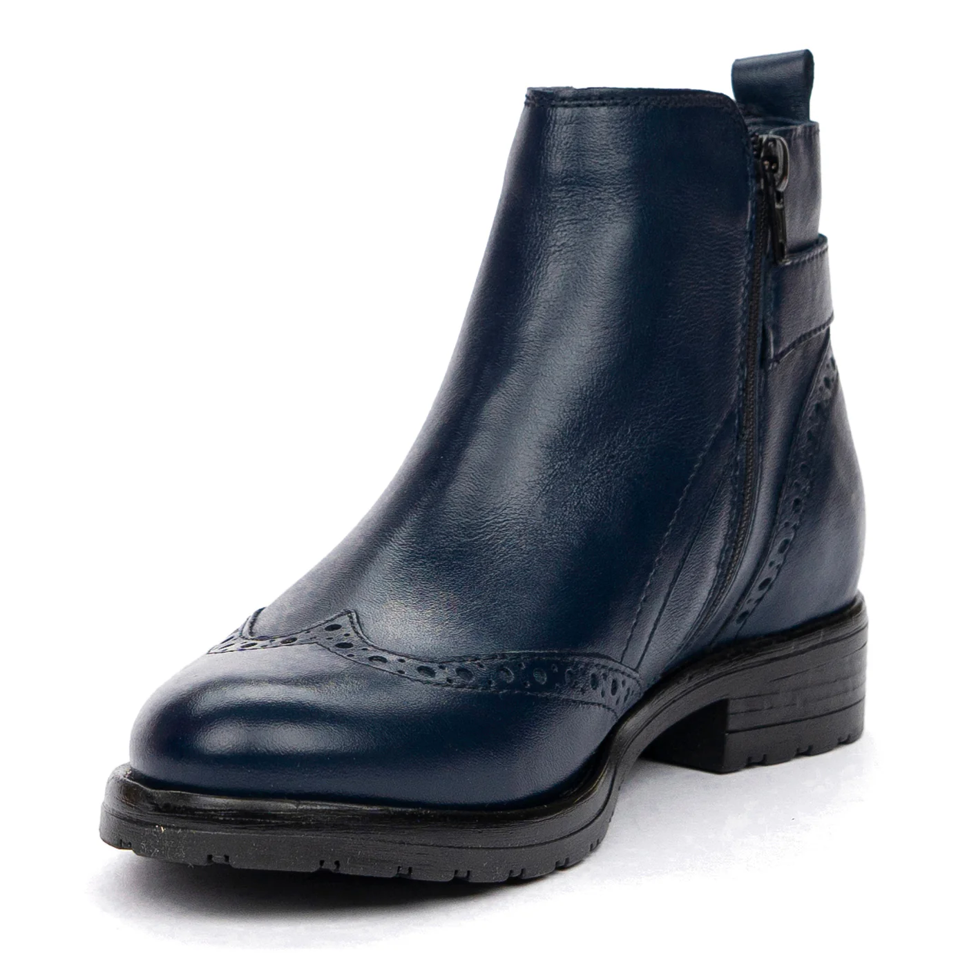 Ghete Piele cu Toc 3 Cm din Piele Naturala 8479 - Image 4