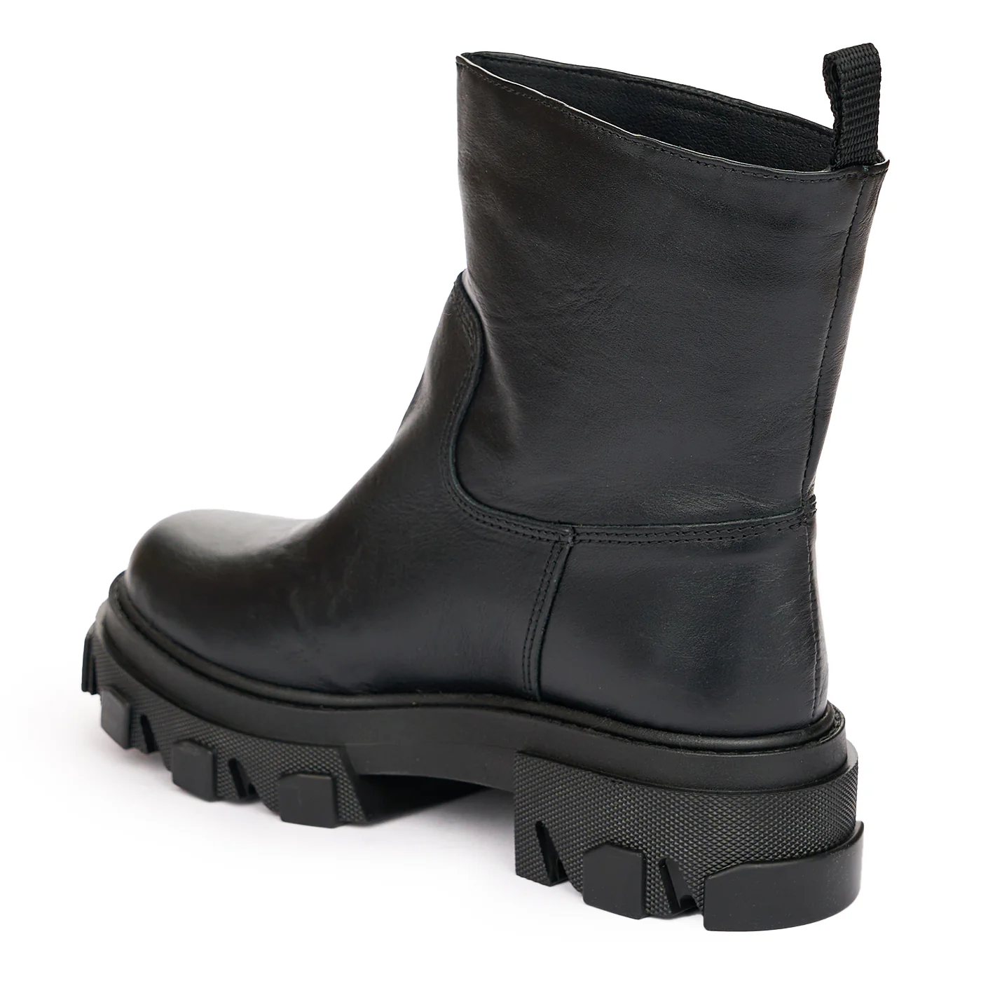 Ghete Piele Dama Casual Negre 10970 - Image 2