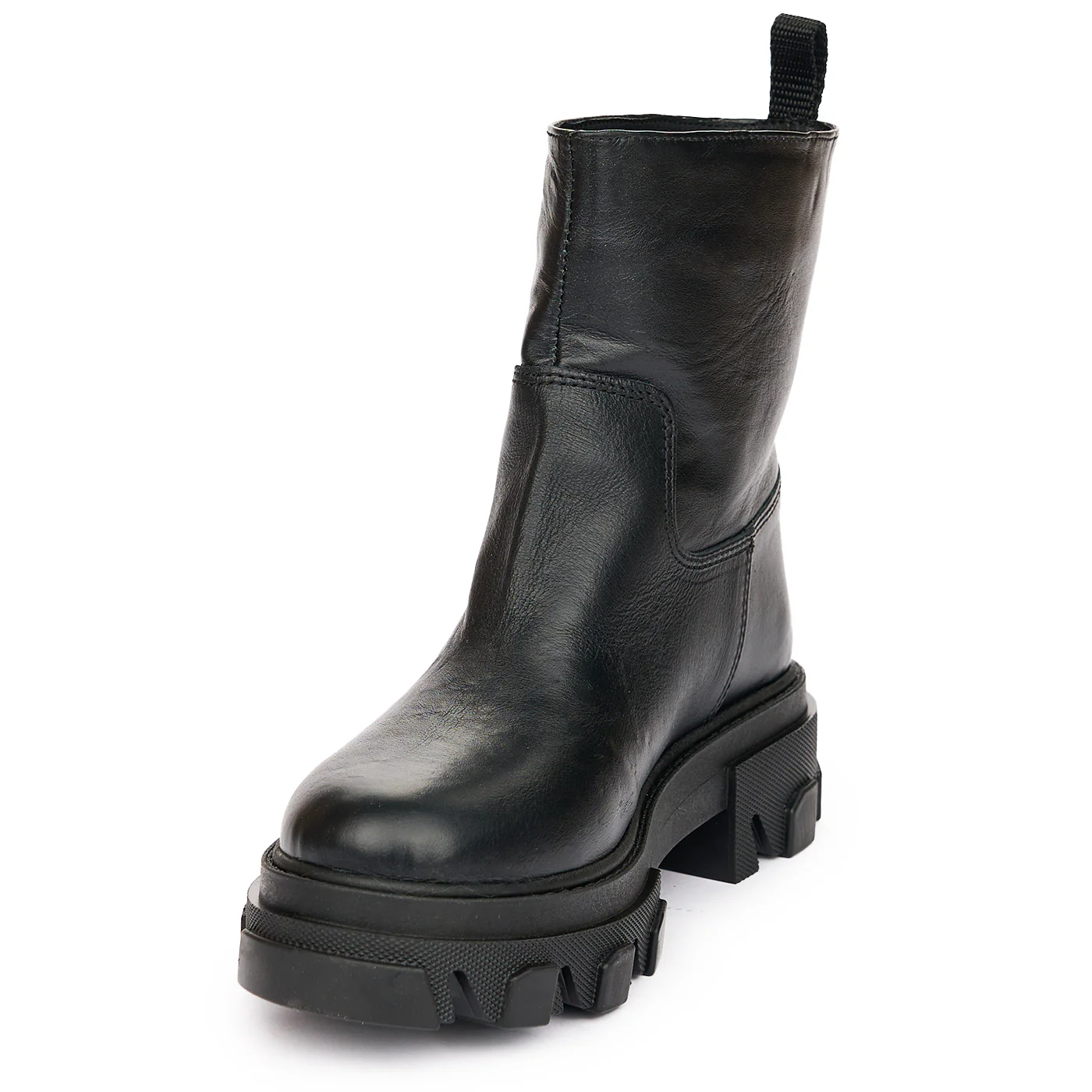 Ghete Piele Dama Casual Negre 10970 - Image 3