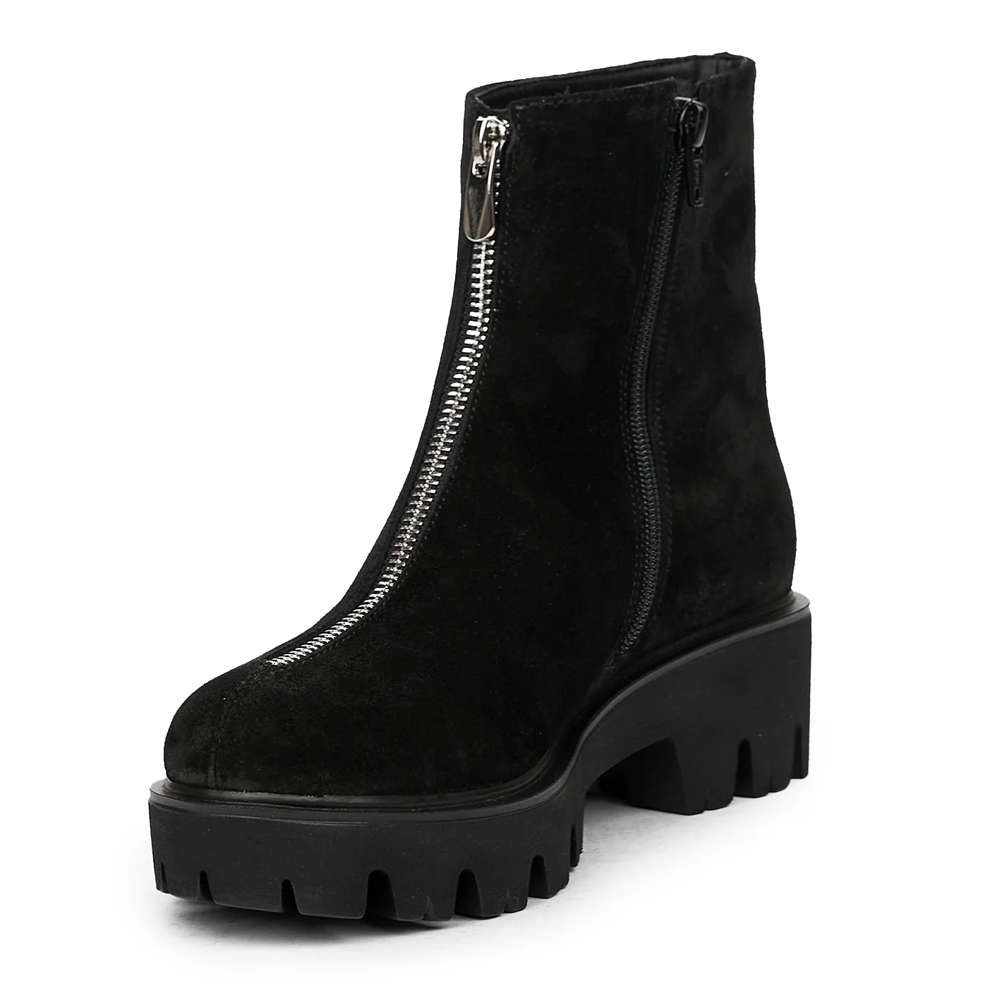 Ghete Piele Dama Toc 4 Cm de Toamna-Iarna 8329 - Image 4