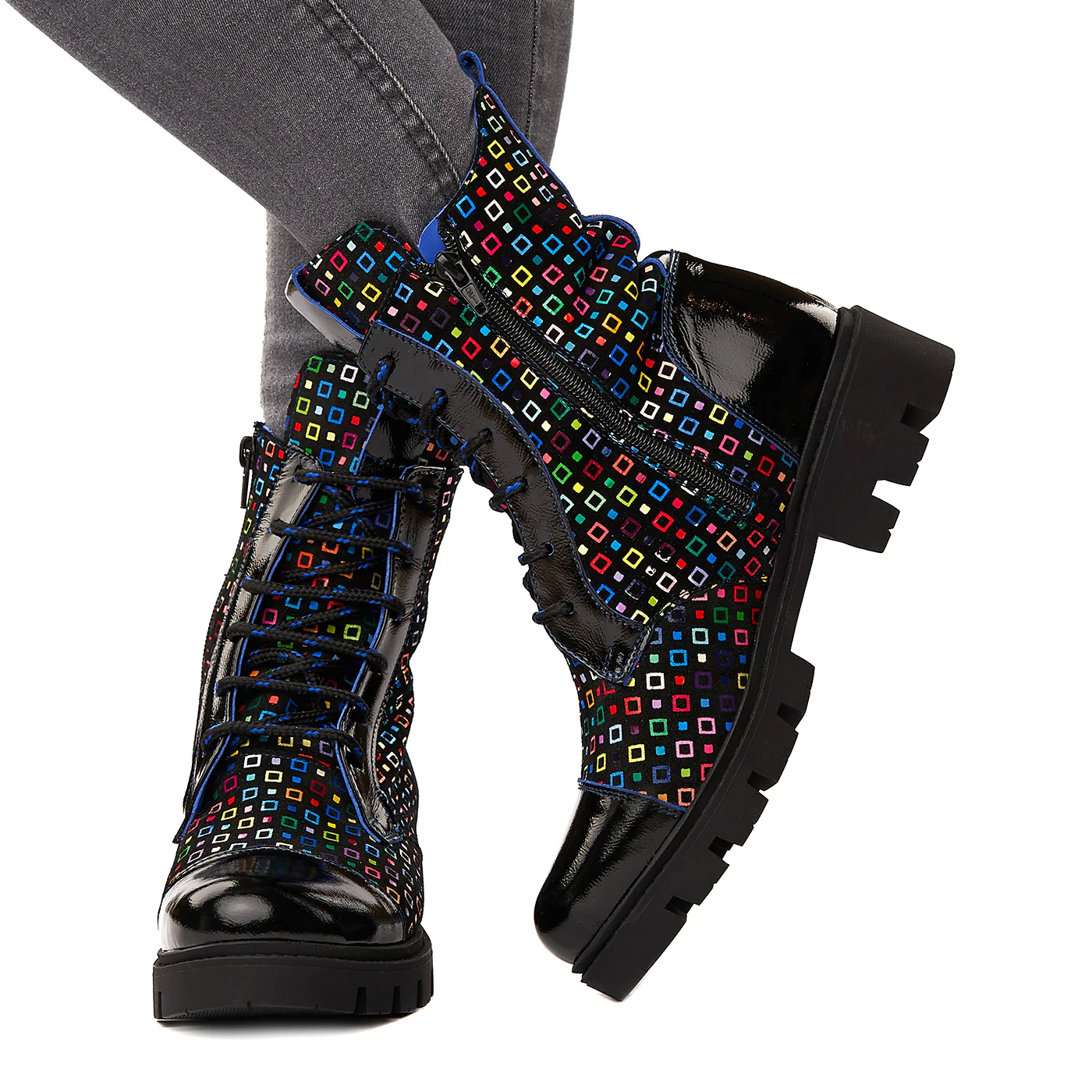 Ghete Piele Naturala Neagra 3592 - Image 3
