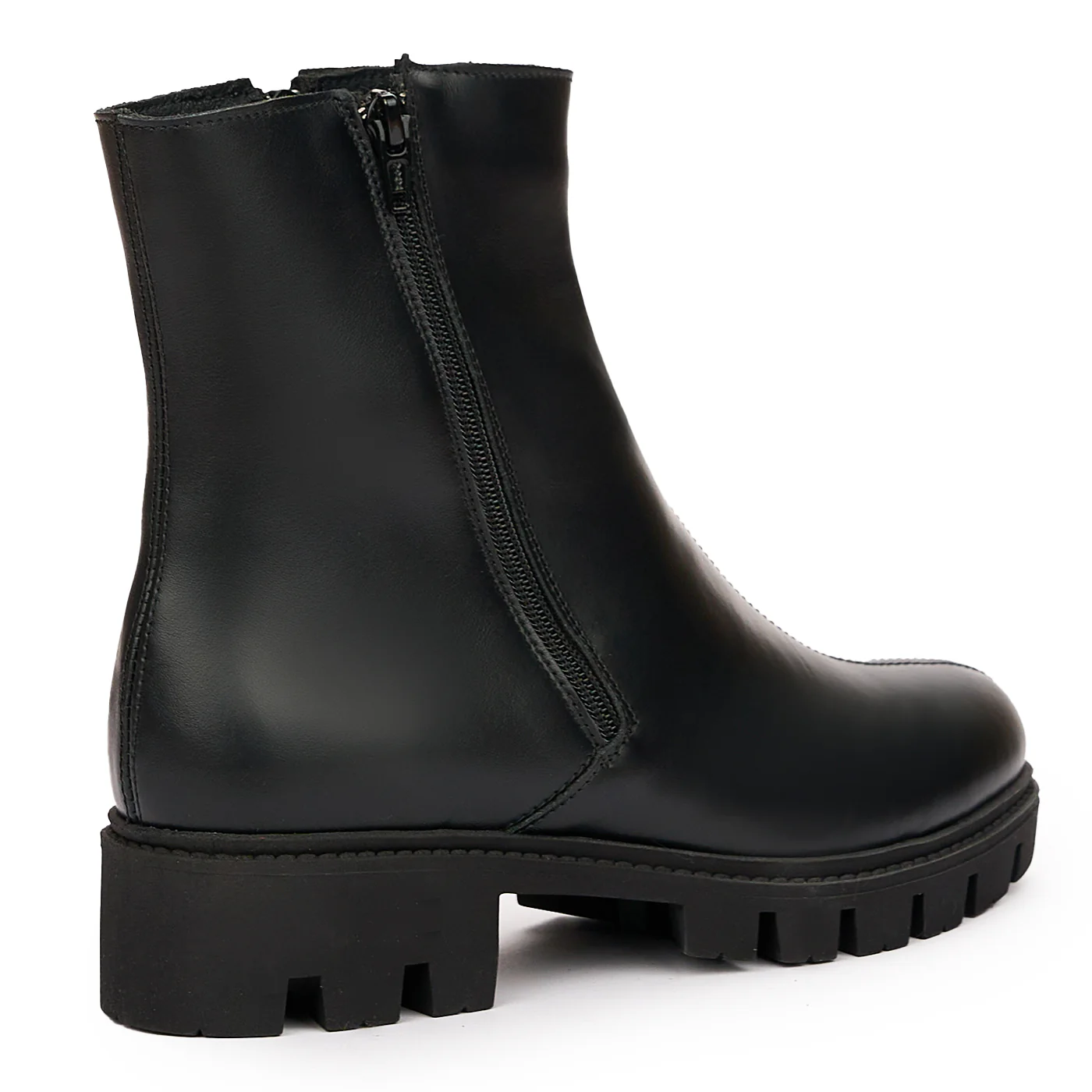 Ghete Piele Naturala neagra 3932 - Image 2