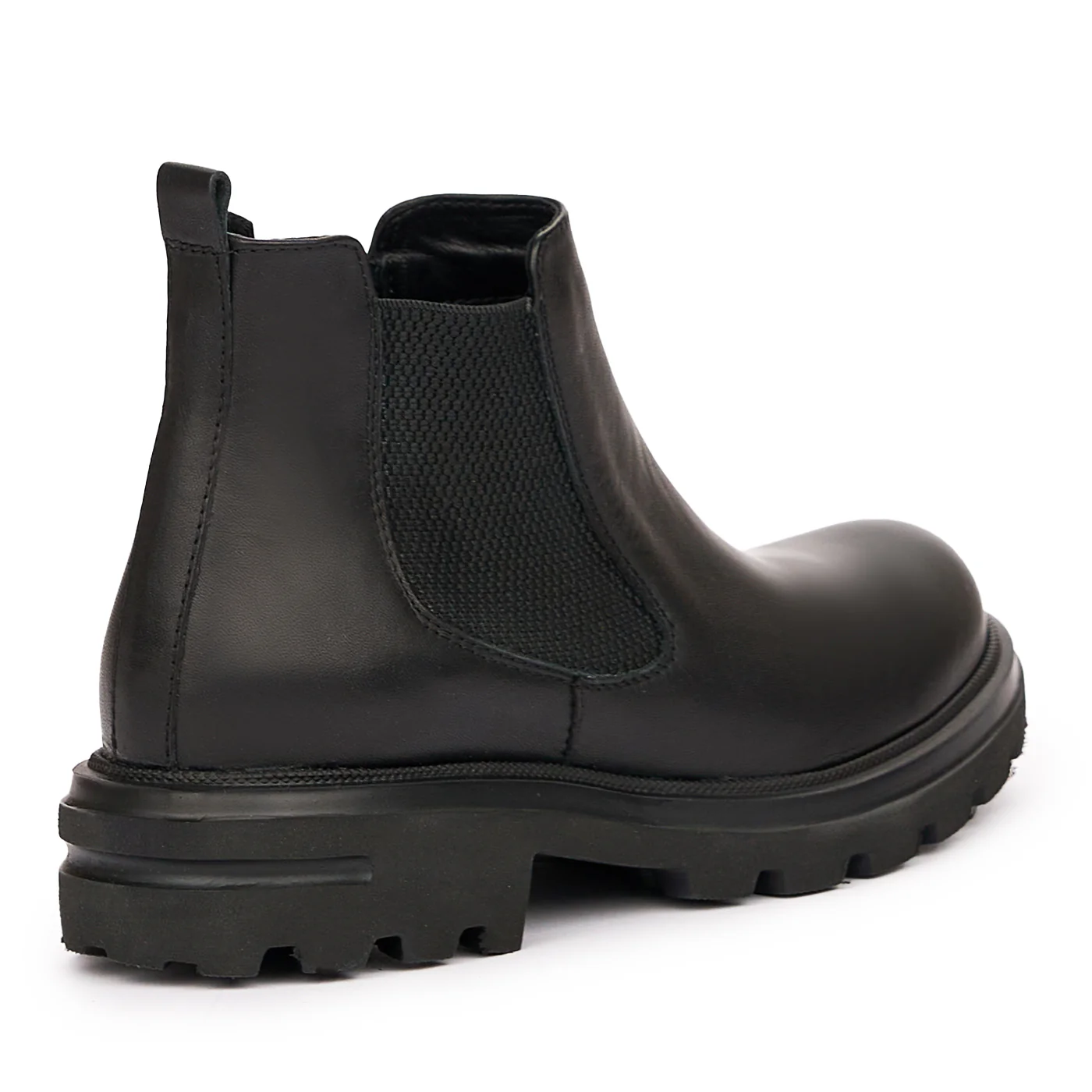 Ghete Piele Naturala neagra 3945 - Image 2