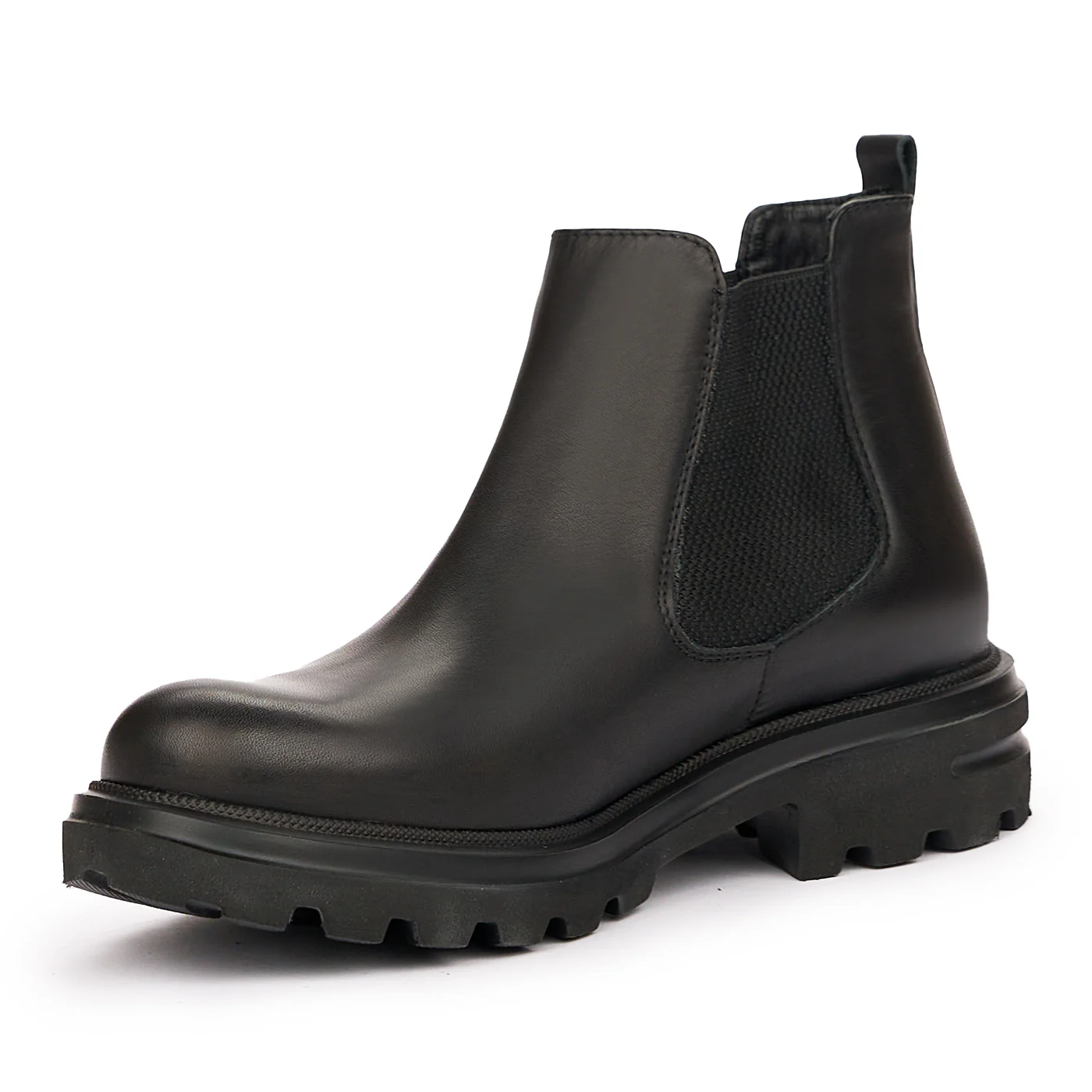 Ghete Piele Naturala neagra 3945 - Image 4