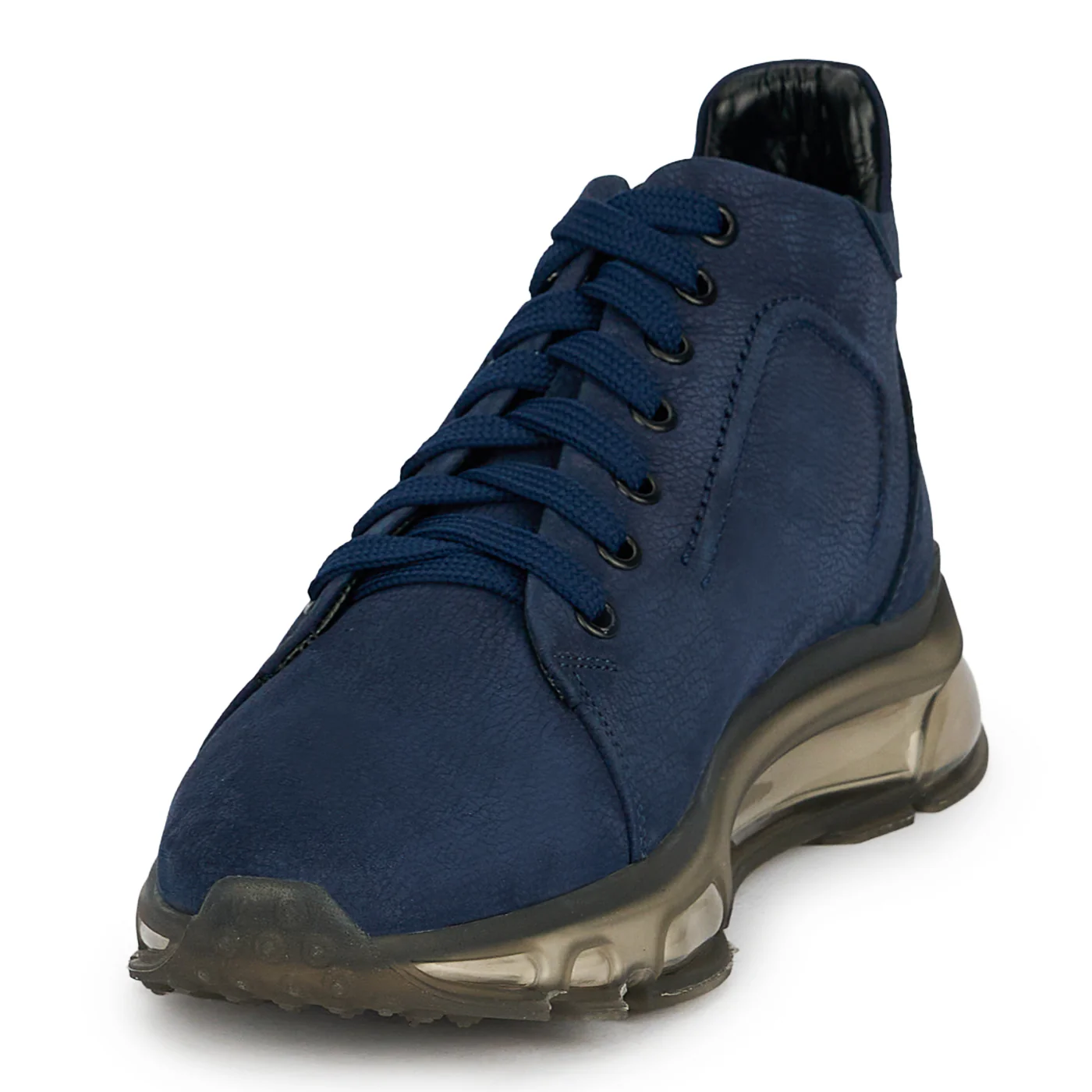 Ghete sport barbati din piele naturala bleumarin 20023 - Image 3