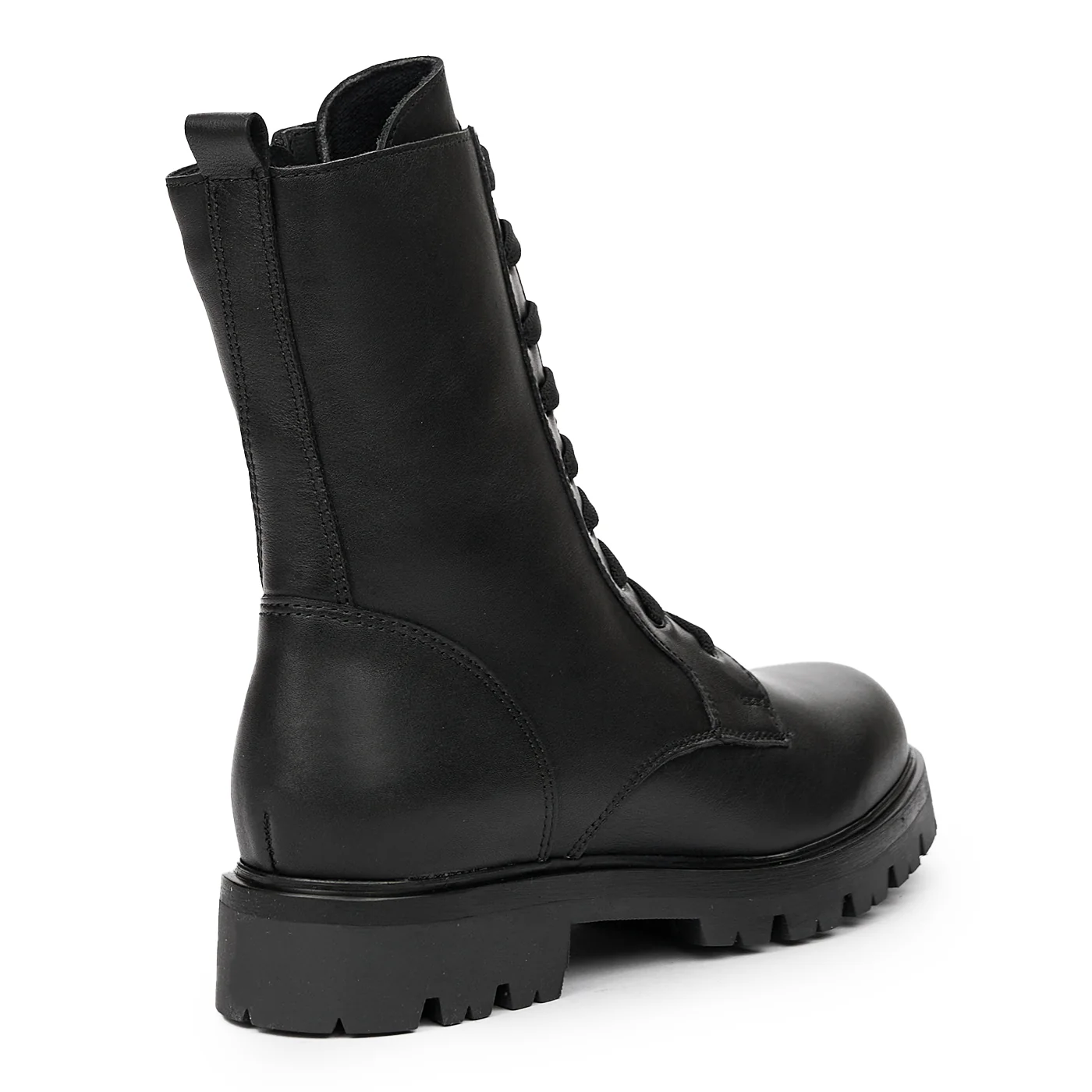 Ghete Toamna Dama din Piele Naturala Neagra (Toamna-Iarna) 8199 - Image 2
