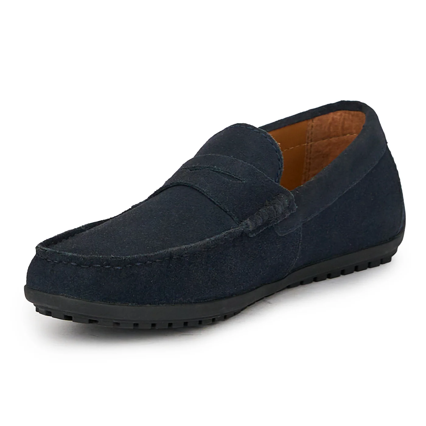 Mocasini barbati din piele naturala bleumarin 7743 - Image 3