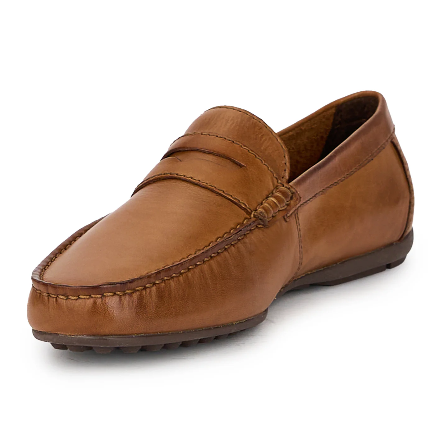 Mocasini barbati din piele naturala maro 7737 - Image 3
