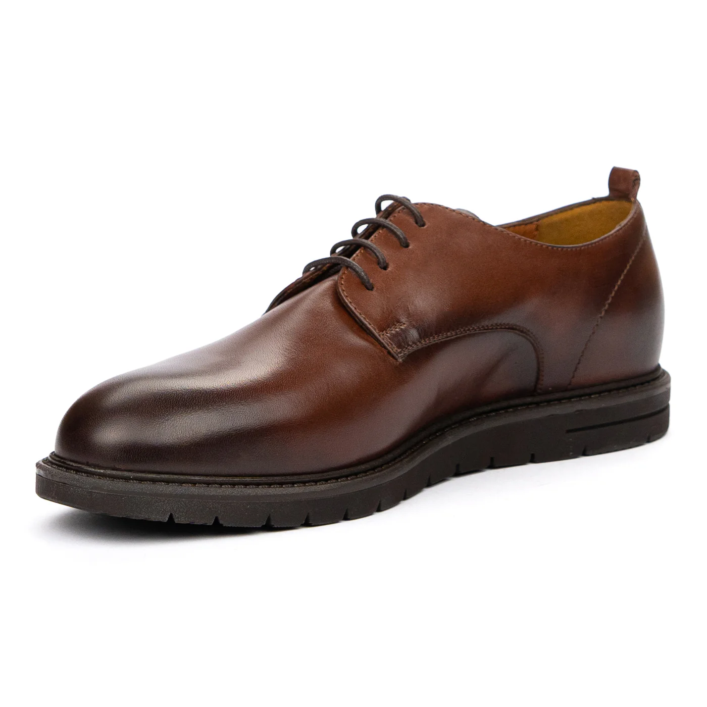 Pantofi barbatesti din piele naturala maro 7233 - Image 4
