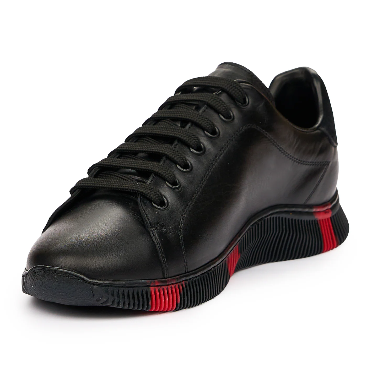 Pantofi barbatesti din piele naturala neagra 7220 - Image 4