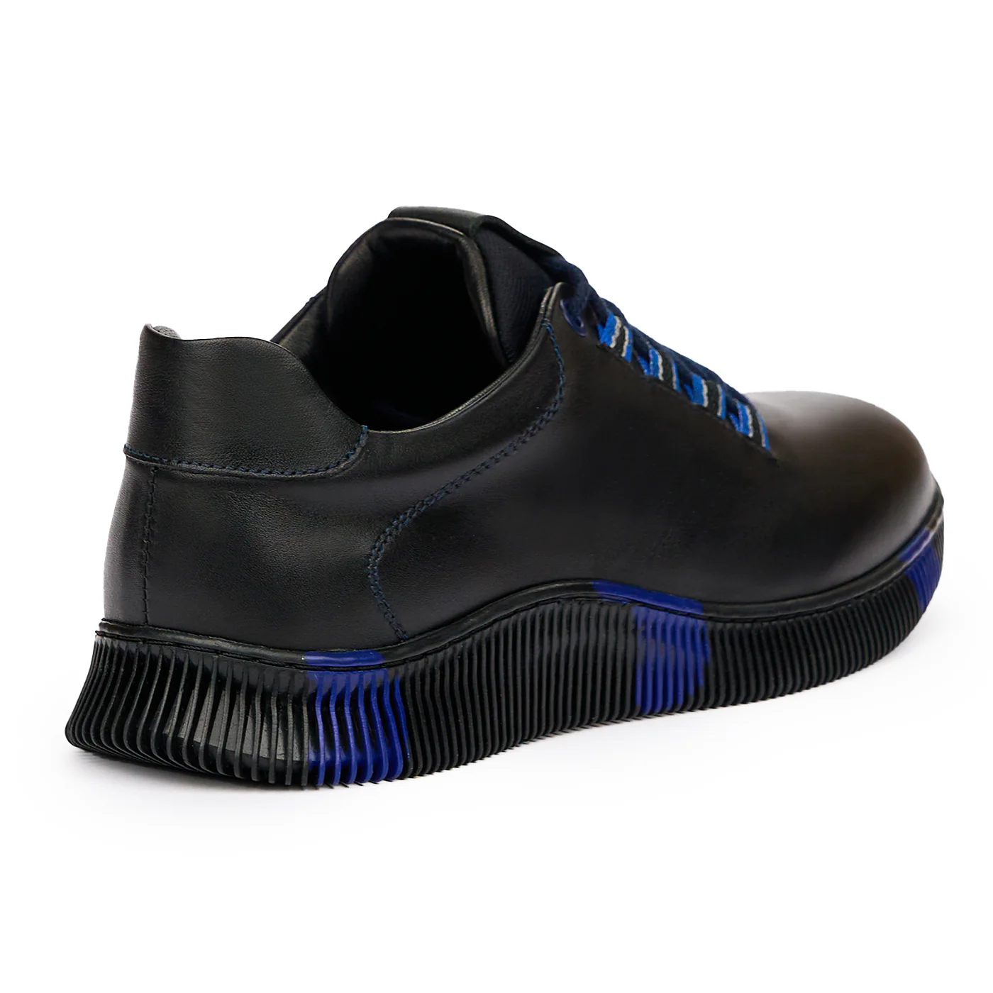 Pantofi barbatesti din piele naturala neagra 7223 - Image 2