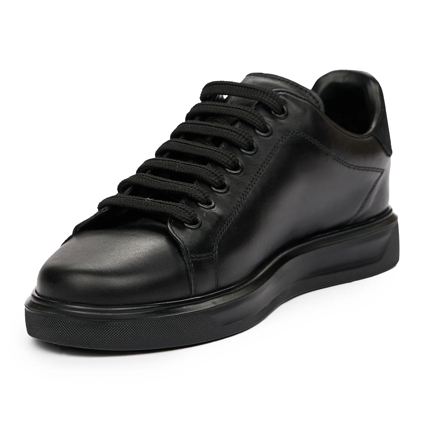 Pantofi barbatesti din piele naturala neagra 7224 - Image 4