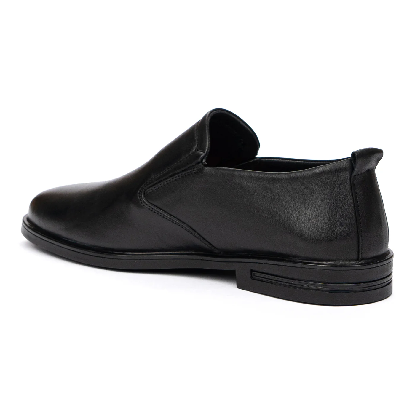Pantofi barbatesti din piele naturala neagra 7237 - Image 3