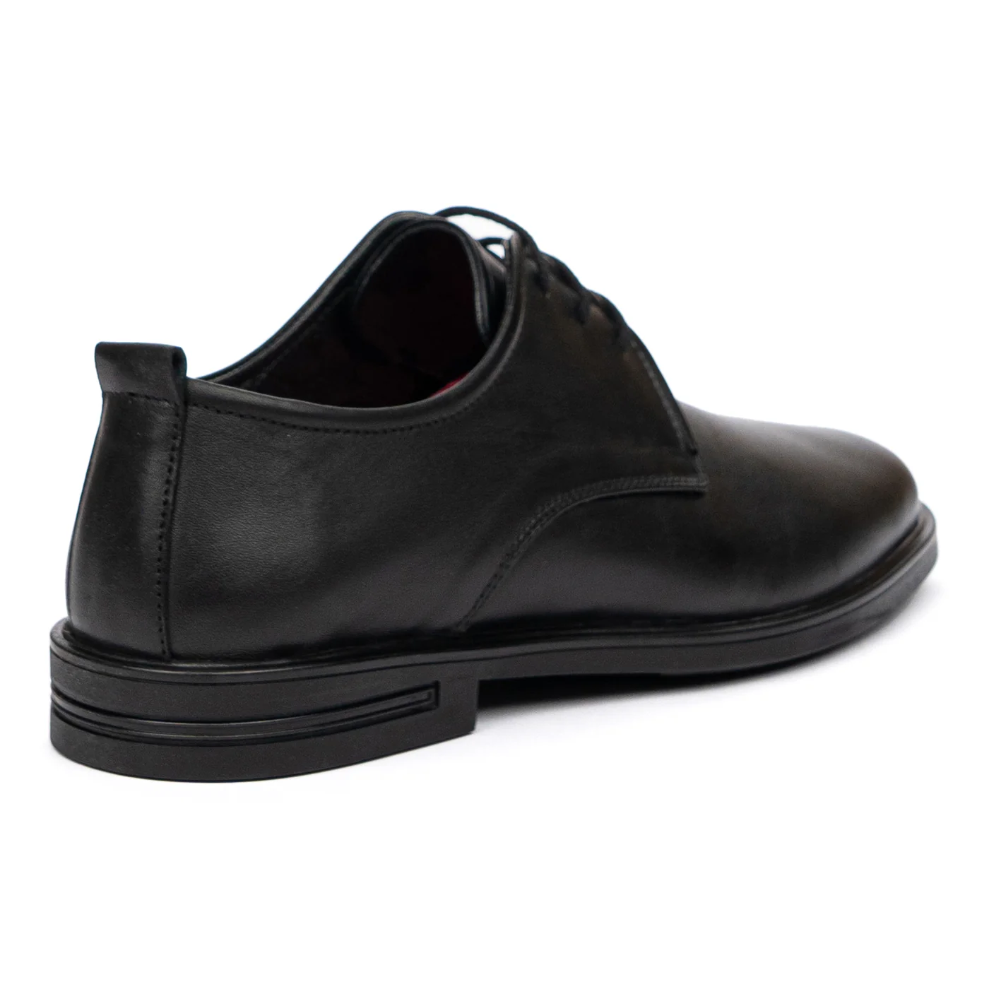 Pantofi barbatesti din piele naturala neagra 7240 - Image 2