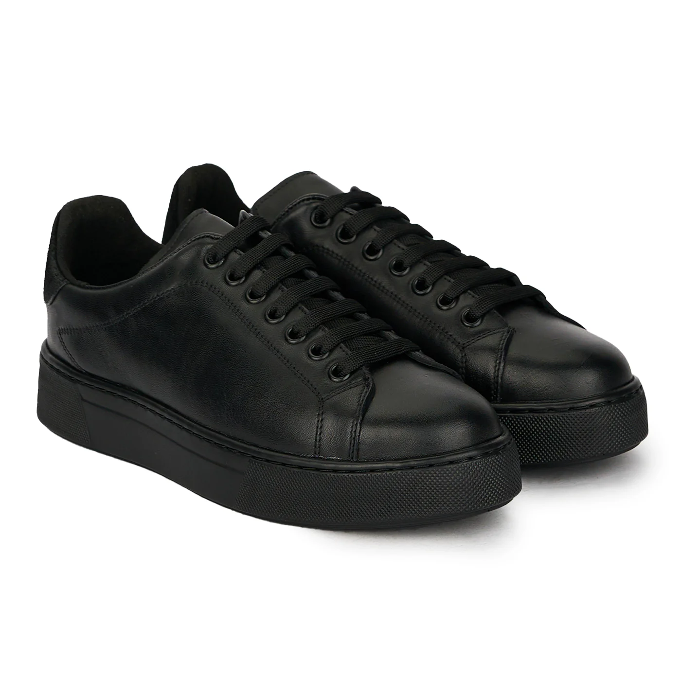 Pantofi barbatesti din piele naturala neagra 7829 - Image 4