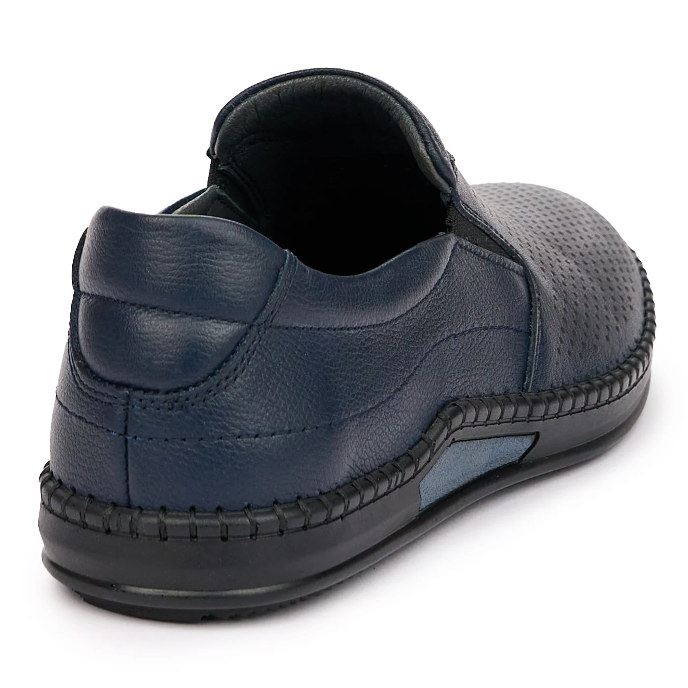 Pantofi Barbati Bleumarin Din Piele Naturala Casual 7322 - Image 2