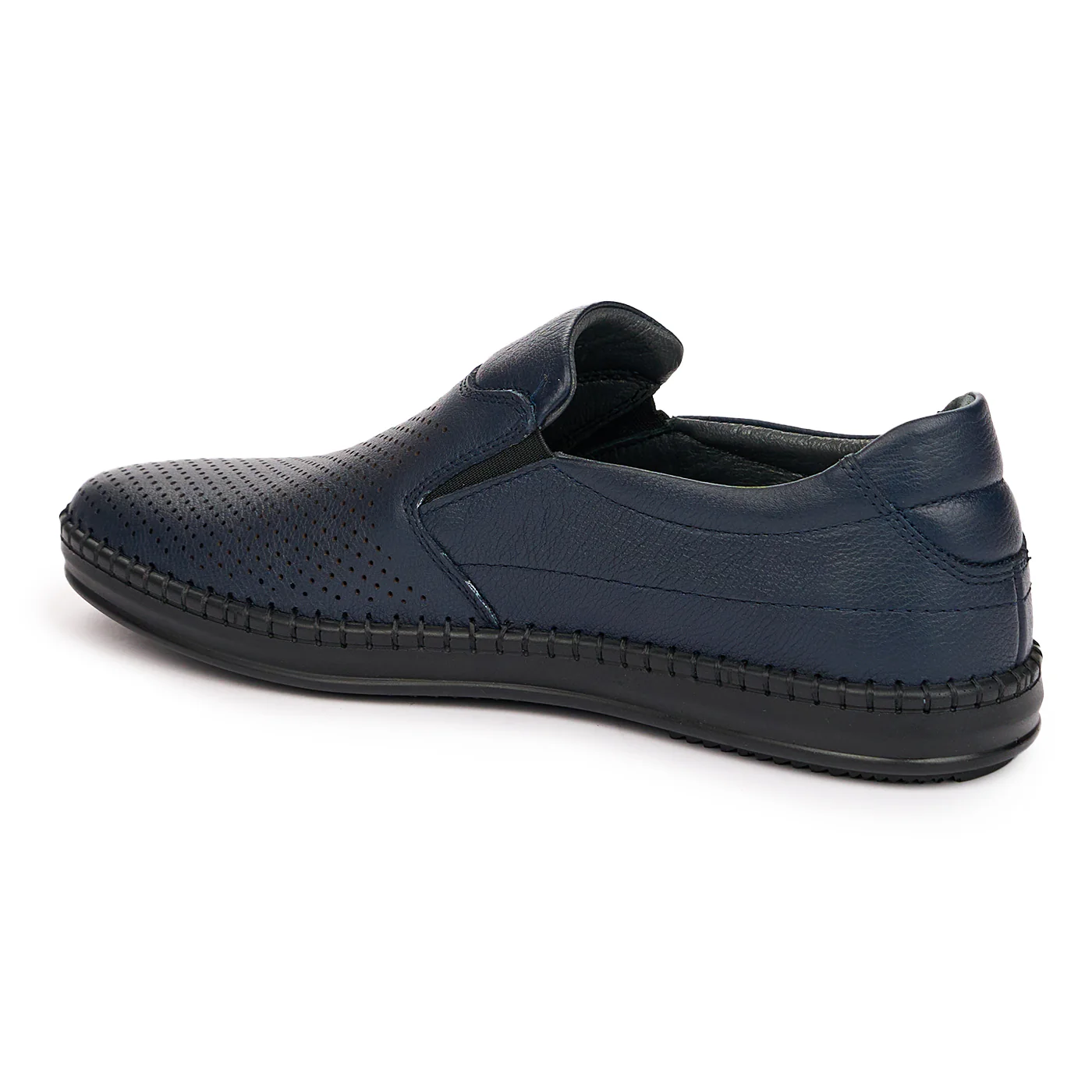 Pantofi Barbati Bleumarin Din Piele Naturala Casual 7322 - Image 3